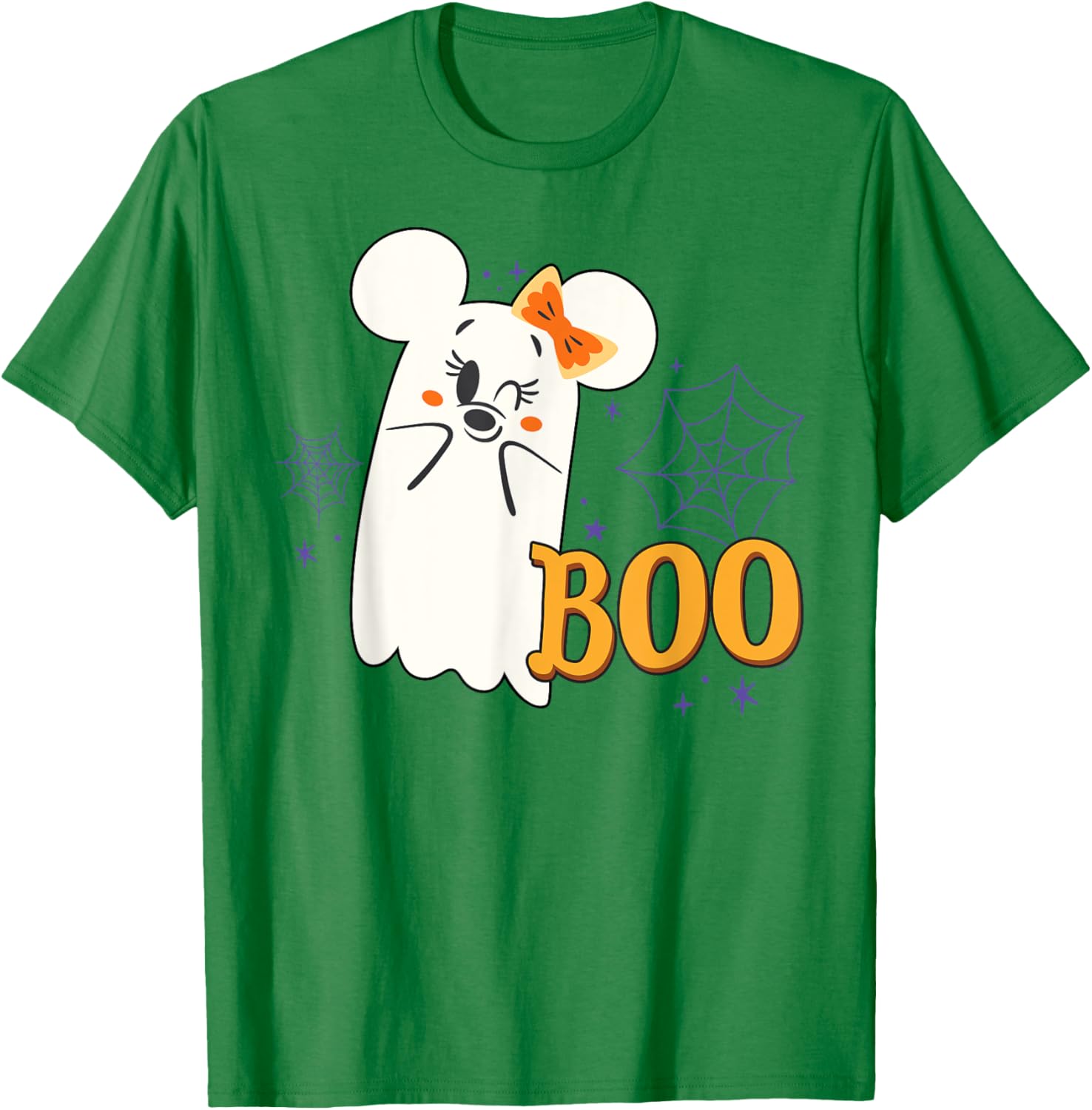 Adorable Disney Minnie Mouse Ghost Halloween T-Shirt for Kids - 22