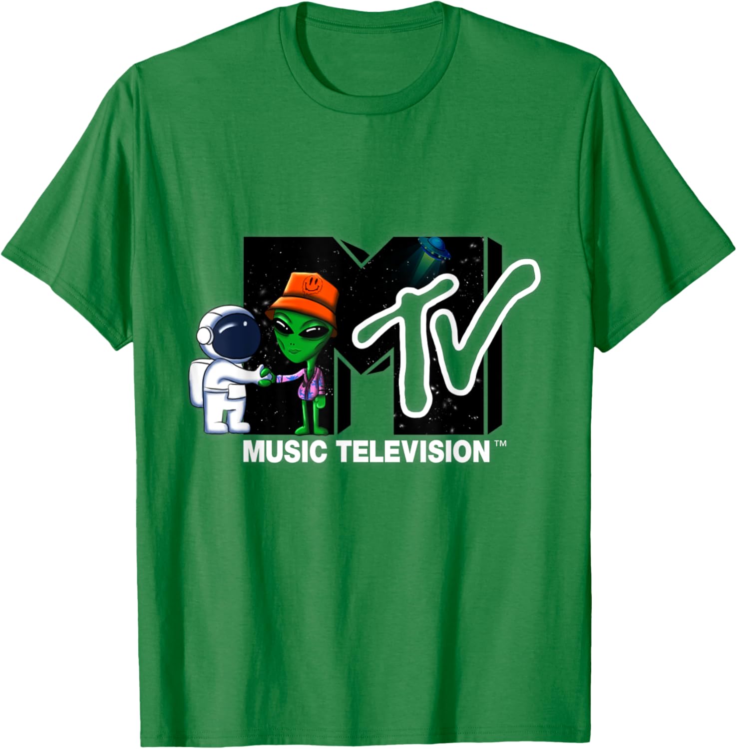 Mademark x MTV Astronaut Alien Space T-Shirt Official MTV Logo Design - 19