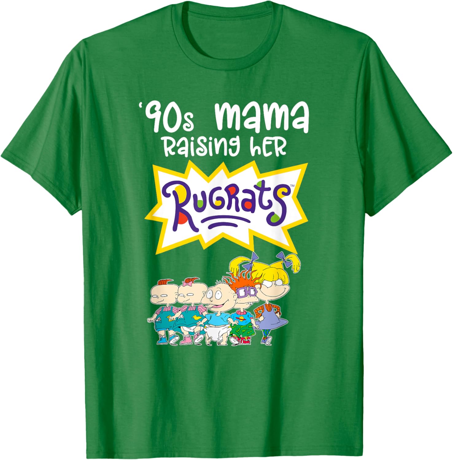 Mademark x Rugrats 90s Mama Raising Her Rugrats Full Gang T-Shirt - 7