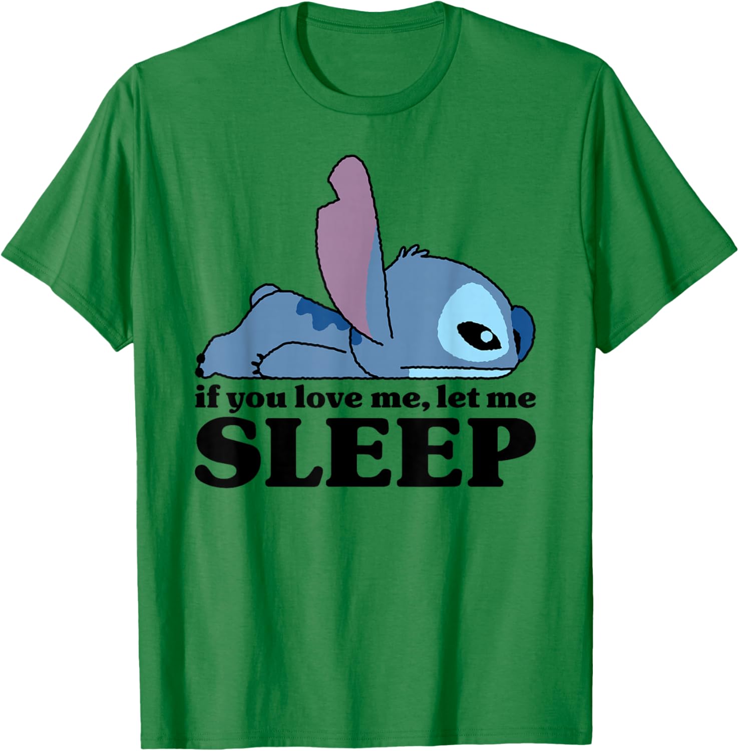 Lilo & Stitch Sleepy Stitch T-Shirt - Cute and Comfy Disney Apparel - 4