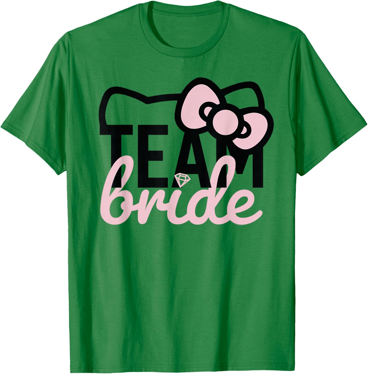 Hello Kitty Team Bride Bridesmaid T-Shirt for Fun Bridal Parties - 17