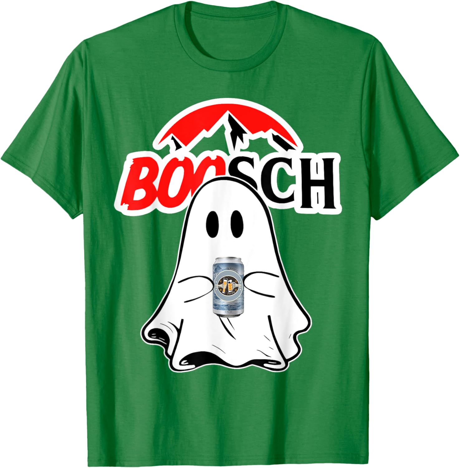 Funny Ghost Beer Drinking T-Shirt for Halloween Party - Unisex Design - 2