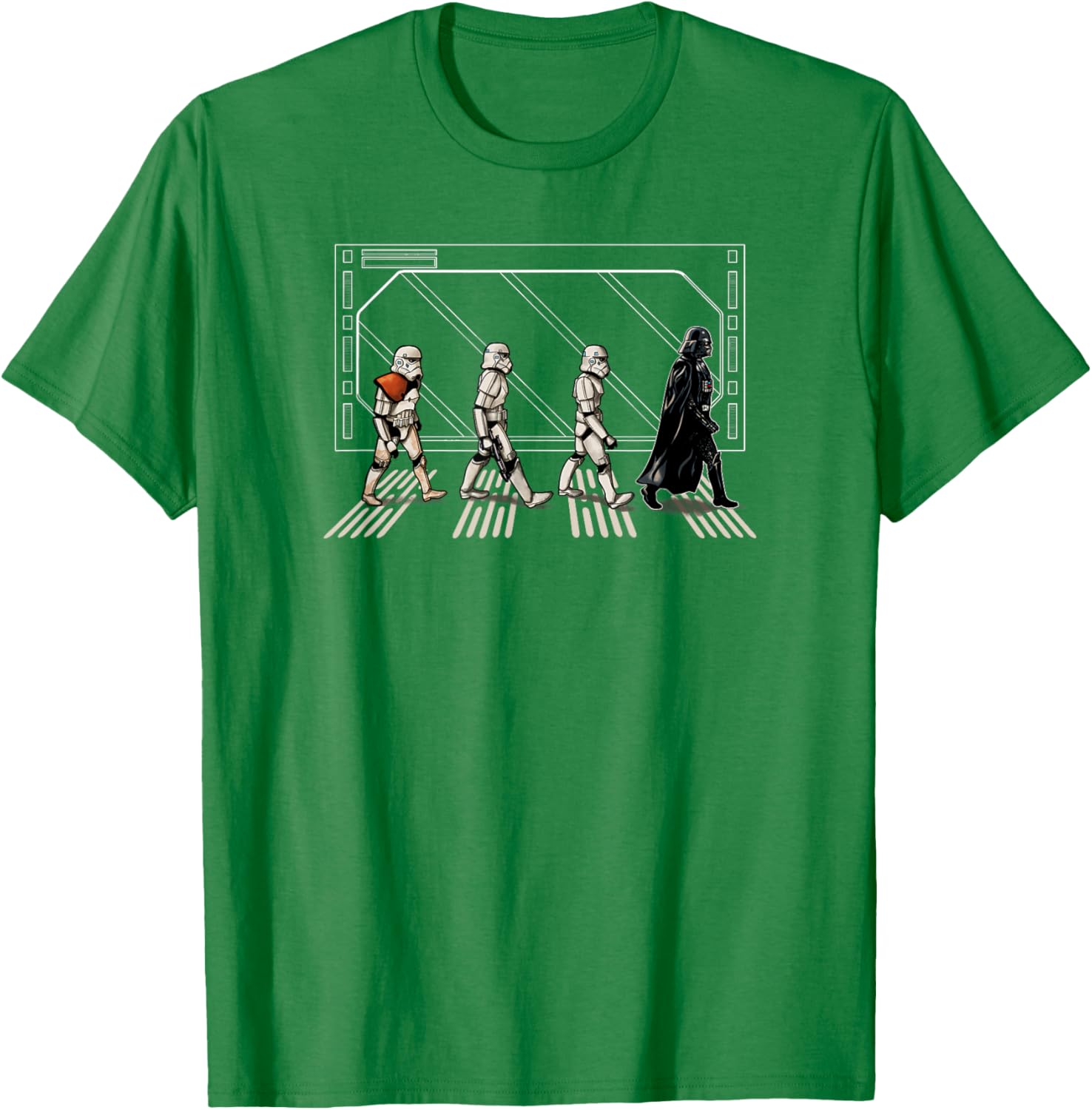 Star Wars Darth Vader and Stormtroopers Abbey Road T-Shirt for Fans - 16