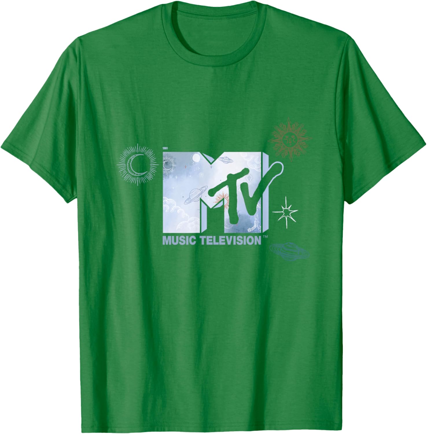 Mademark x MTV Official 1981 Hand Painted Sky T-Shirt for Music Lovers - 7