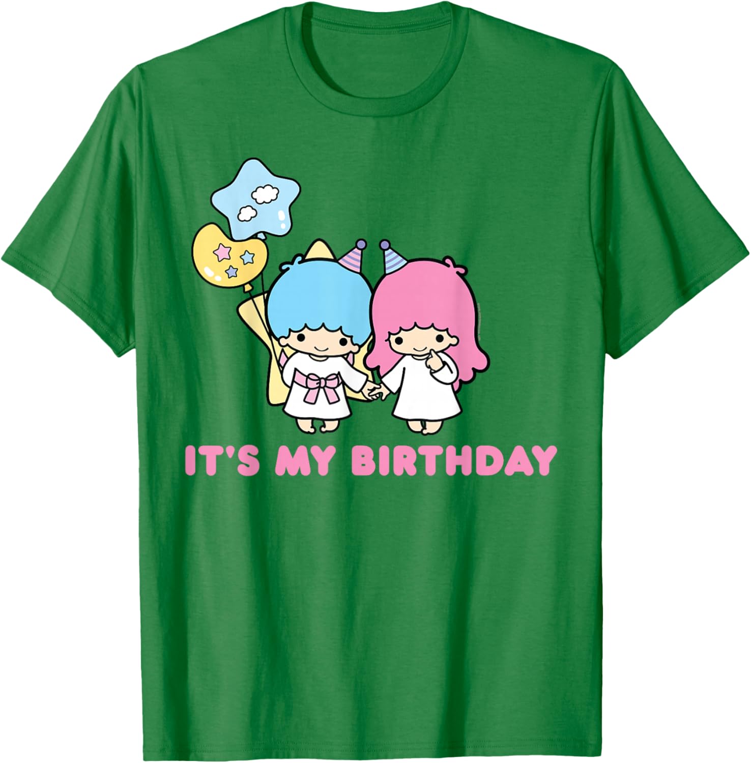 Little Twin Stars Birthday T-Shirt for Kids – Fun and Colorful Design - 17