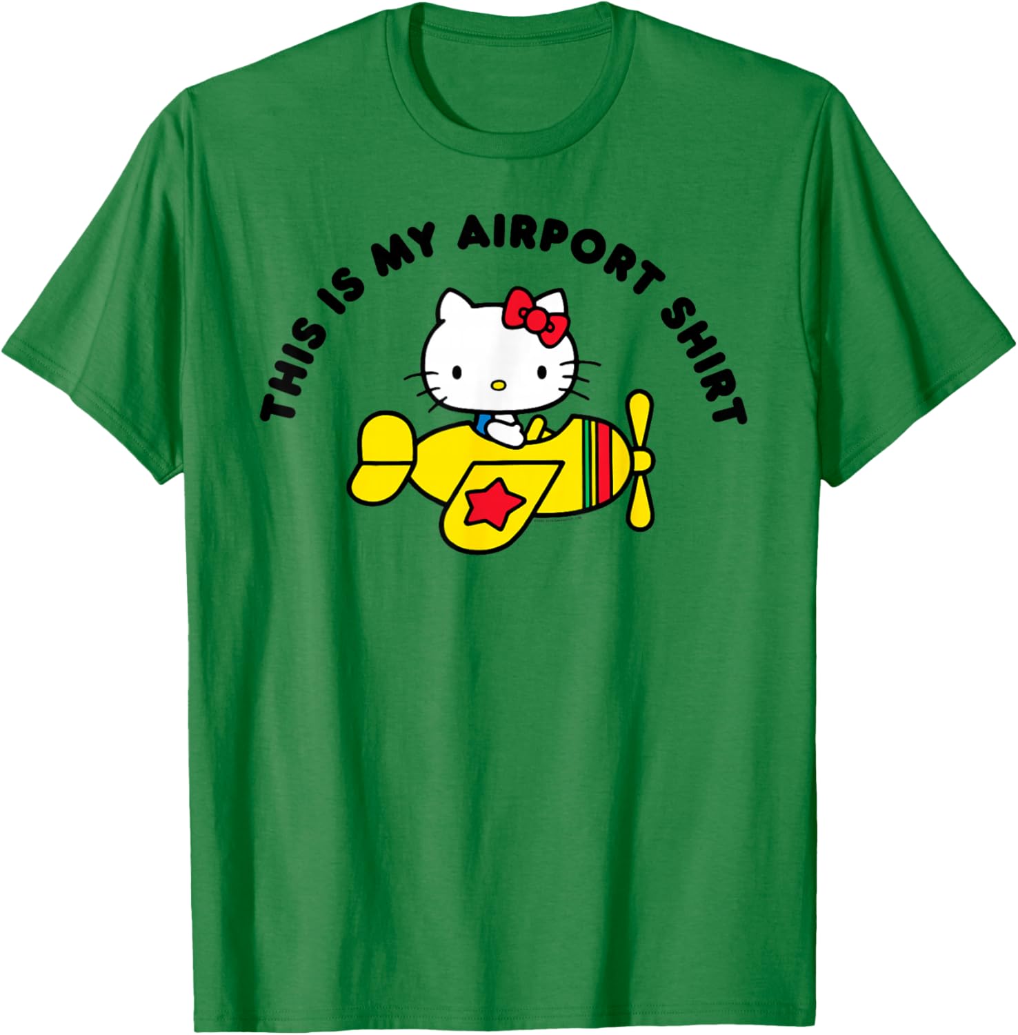 Hello Kitty Airport Tee Shirt Cute Graphic Top for Fans and Travel Lovers - 7