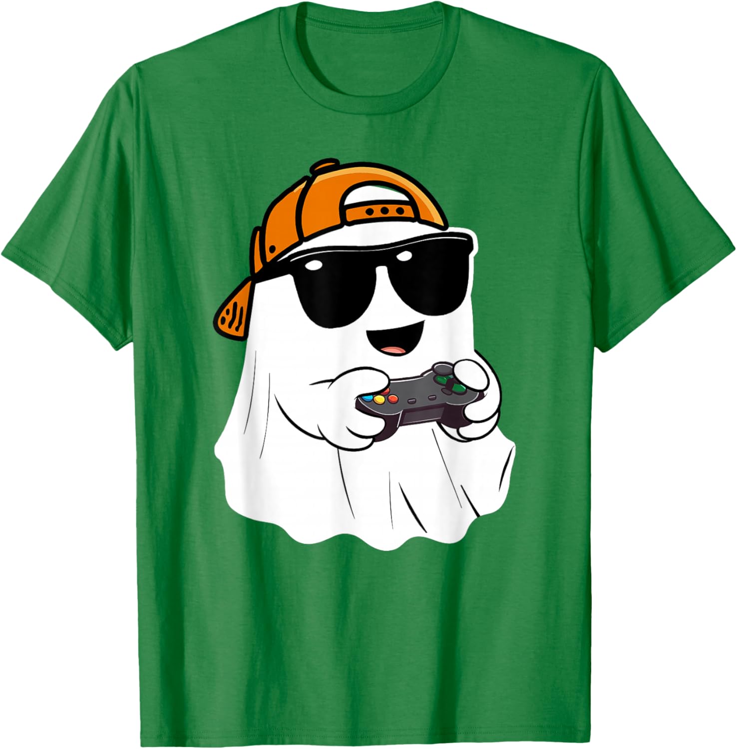 Scary Ghost Gamer Costume T-Shirt for Boys - Perfect Halloween Apparel - 15