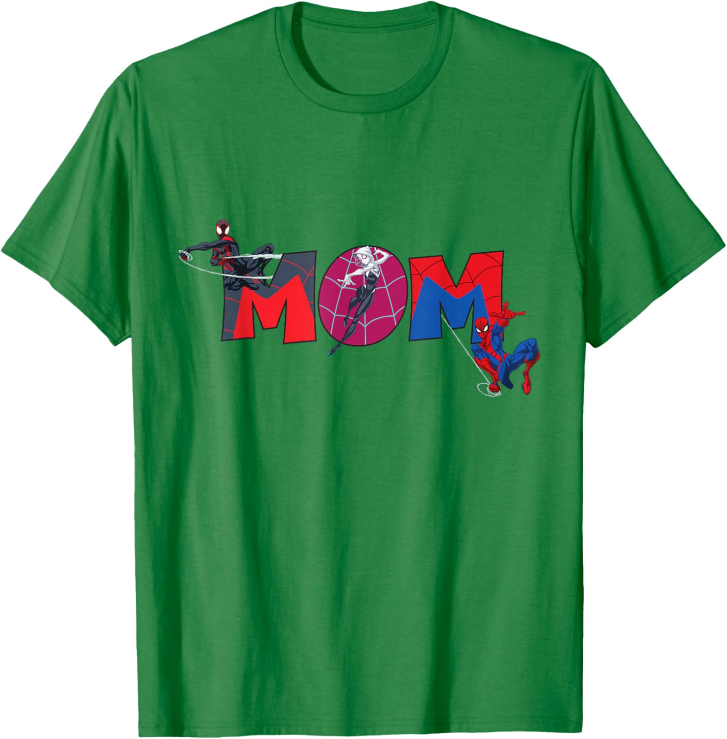 Marvel Spider-Man Trio Mom T-Shirt for Mother's Day Family Trip - 21