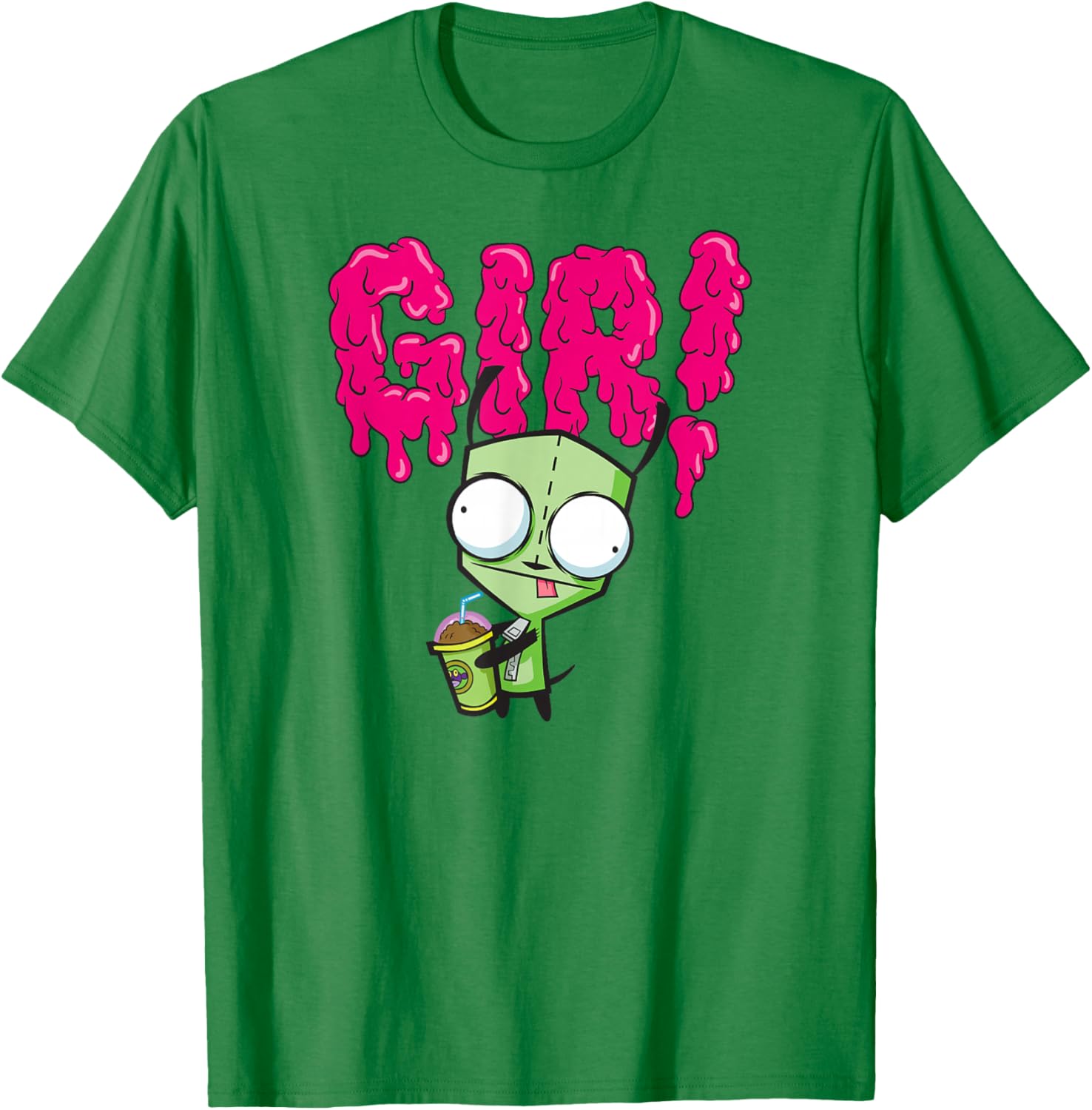 Invader Zim Gir Slime Slush T-Shirt Fun Graphic Tee for Fans - 5