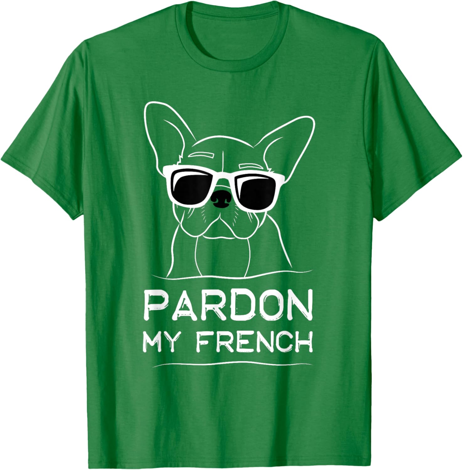 Pardon My French Bulldog T-Shirt Cute Frenchie Dog Lover Apparel - 2