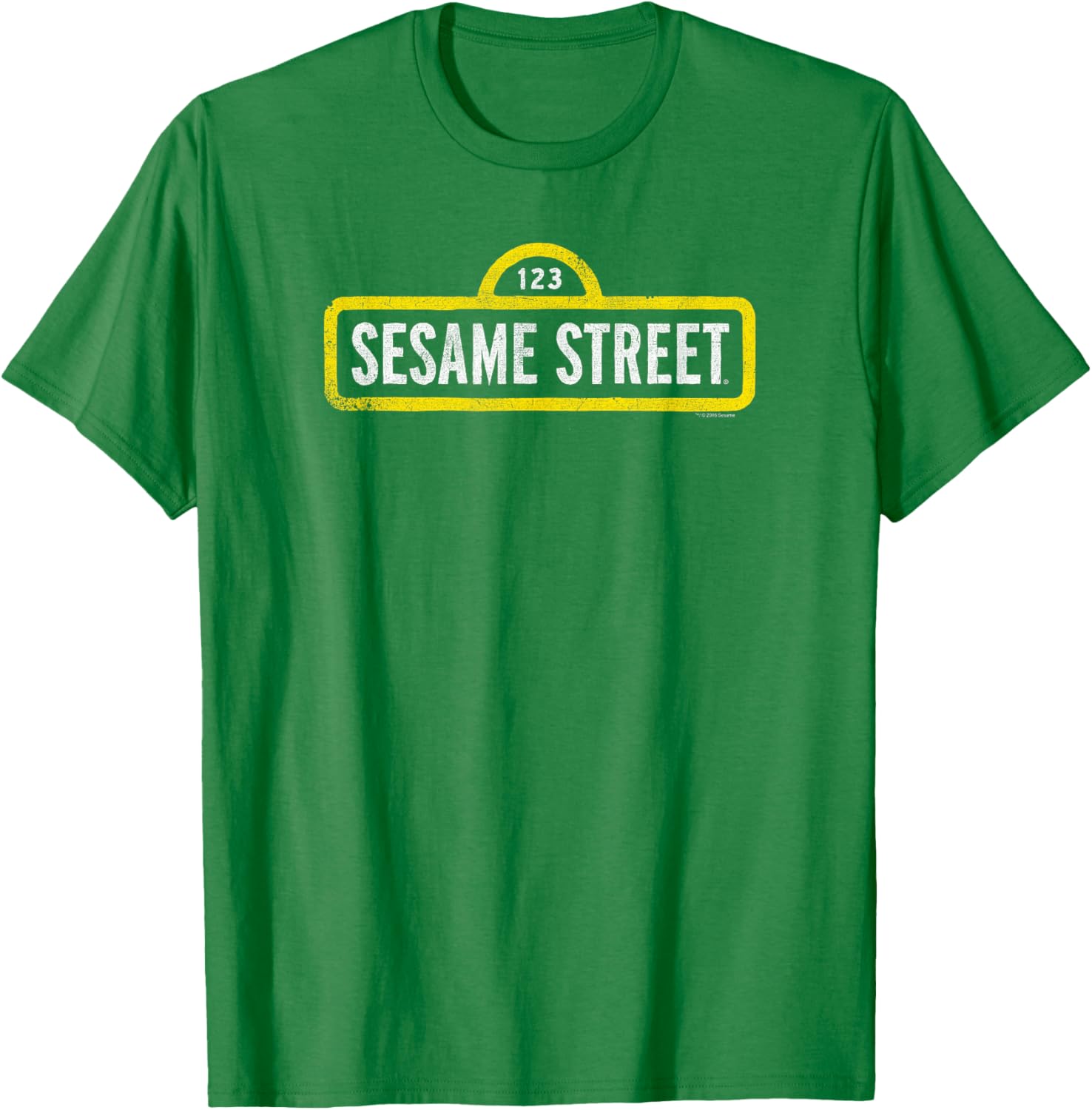 Sesame Street Rough Logo T-Shirt for Kids and Adults - Fun Apparel - 1