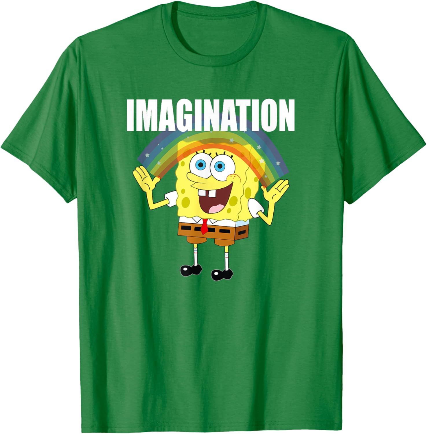 Mademark x SpongeBob SquarePants Rainbow Imagination T-Shirt for Fun Style - 9