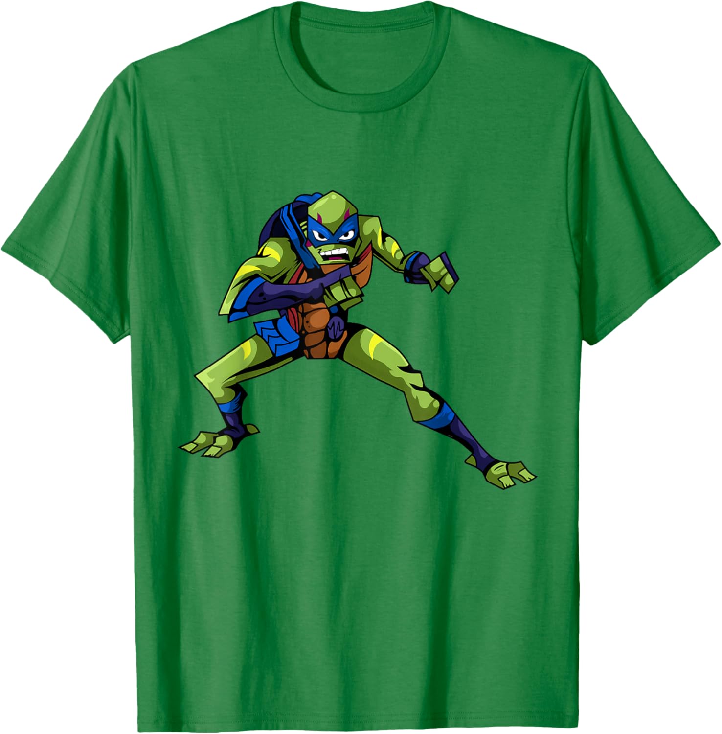 Mademark Teenage Mutant Ninja Turtles Leonardo Combat Pose T-Shirt - 6