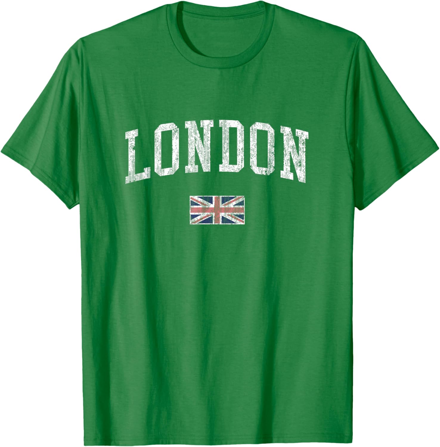 London Vintage Sports T-Shirt with British Flag Design for Men and Women - 15