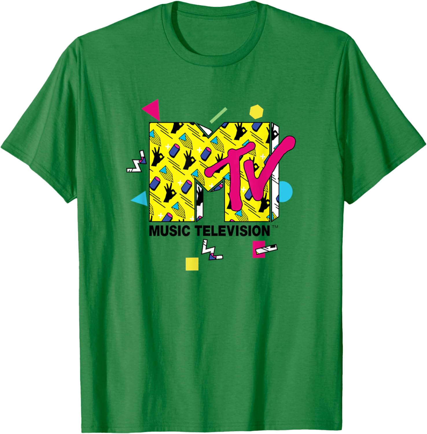Mademark x MTV Official Logo T-Shirt with 80s 90s Party Art Design - 7