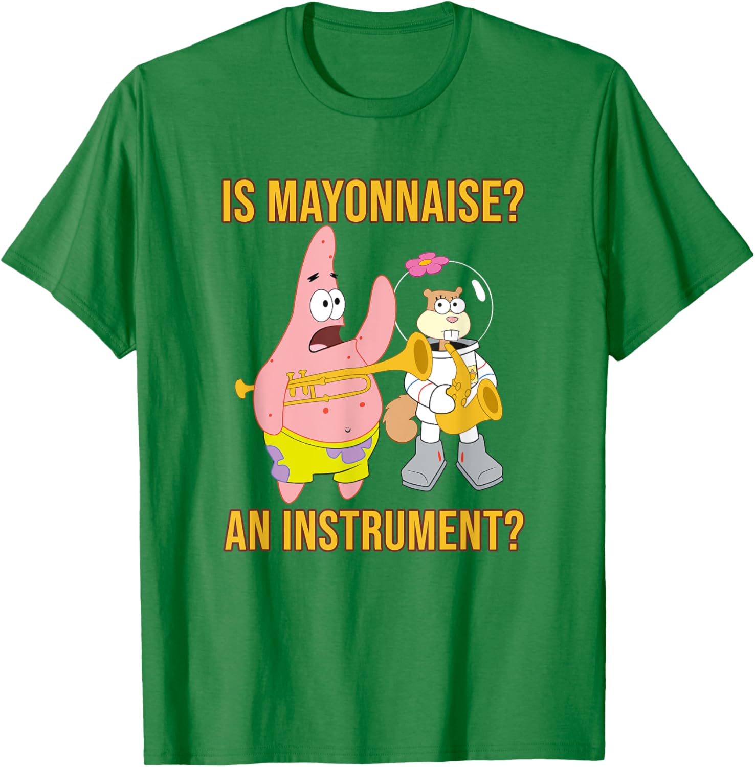 Mademark x SpongeBob Patrick & Sandy Mayonnaise Instrument T-Shirt - 14