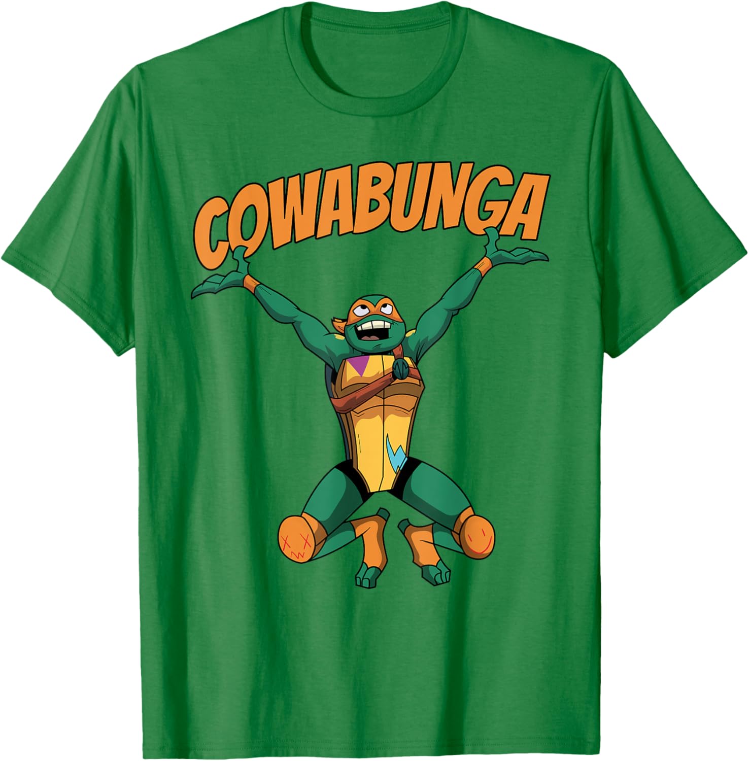 Mademark Teenage Mutant Ninja Turtles Mikey Cowabunga T-Shirt for Kids - 1
