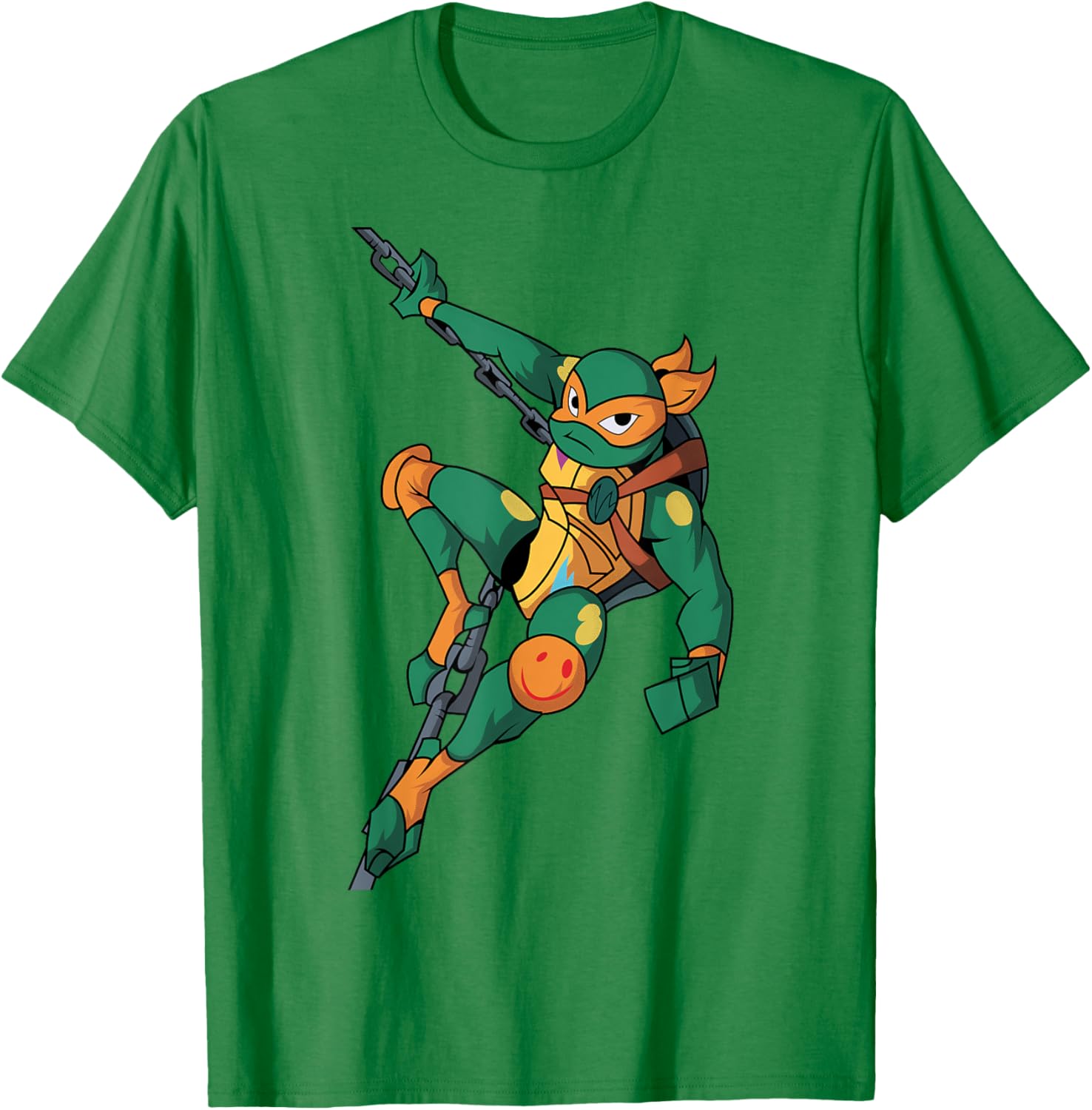 Mademark TMNT Mikey Action Pose T-Shirt - Fun Casual Wear for Fans - 1