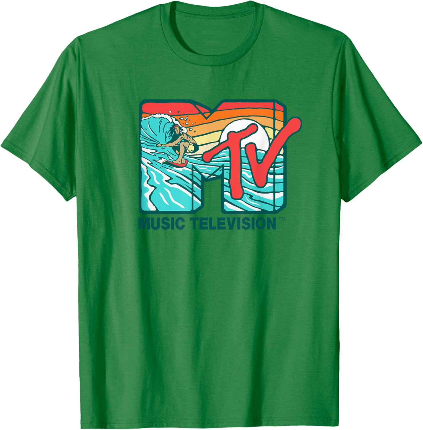 Mademark x MTV Surfer Logo Retro Graphic T-Shirt for Cool Style - 18