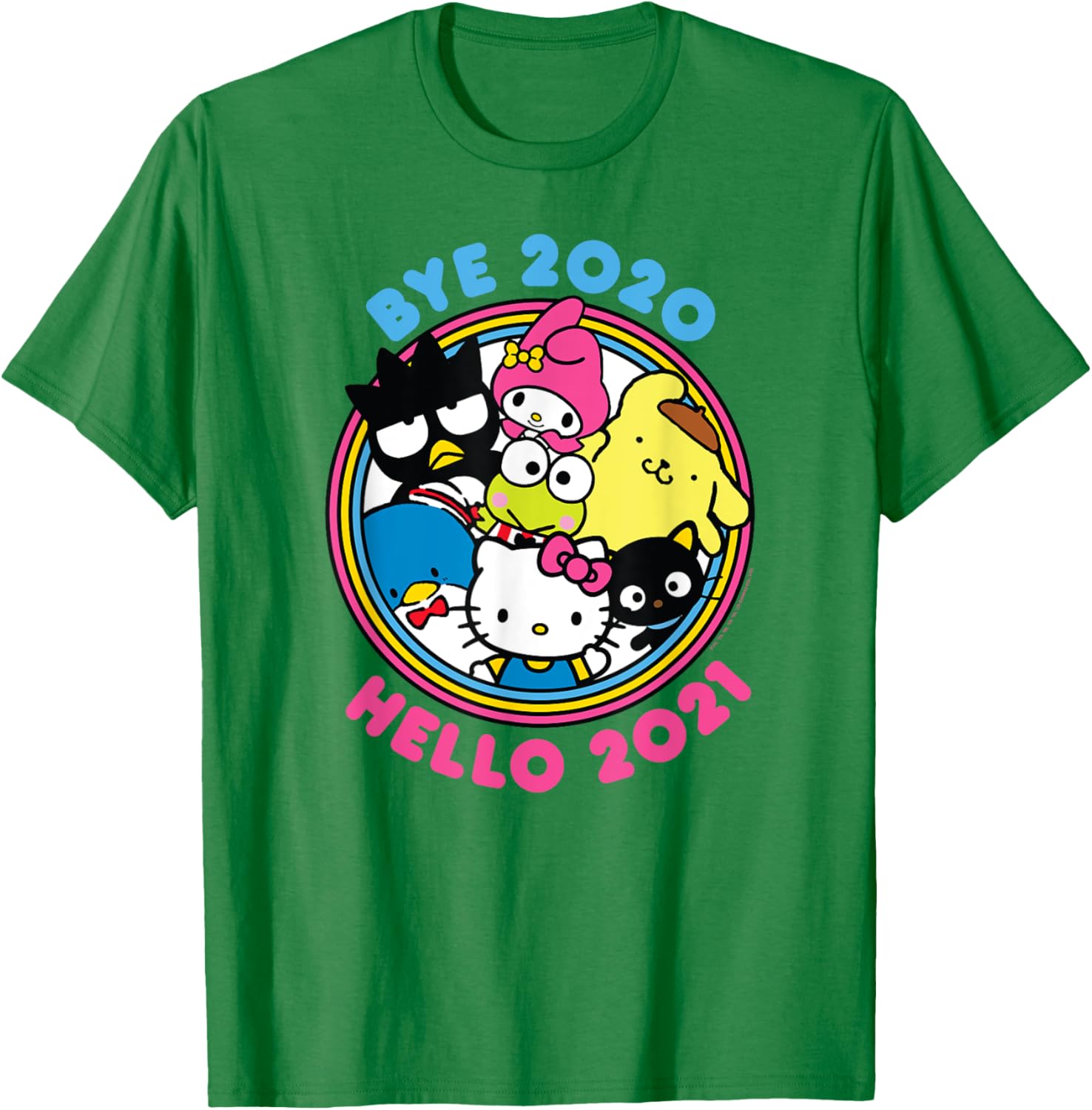 Hello Kitty New Year's T-Shirt 2021 for Kids and Friends Celebrations - 5