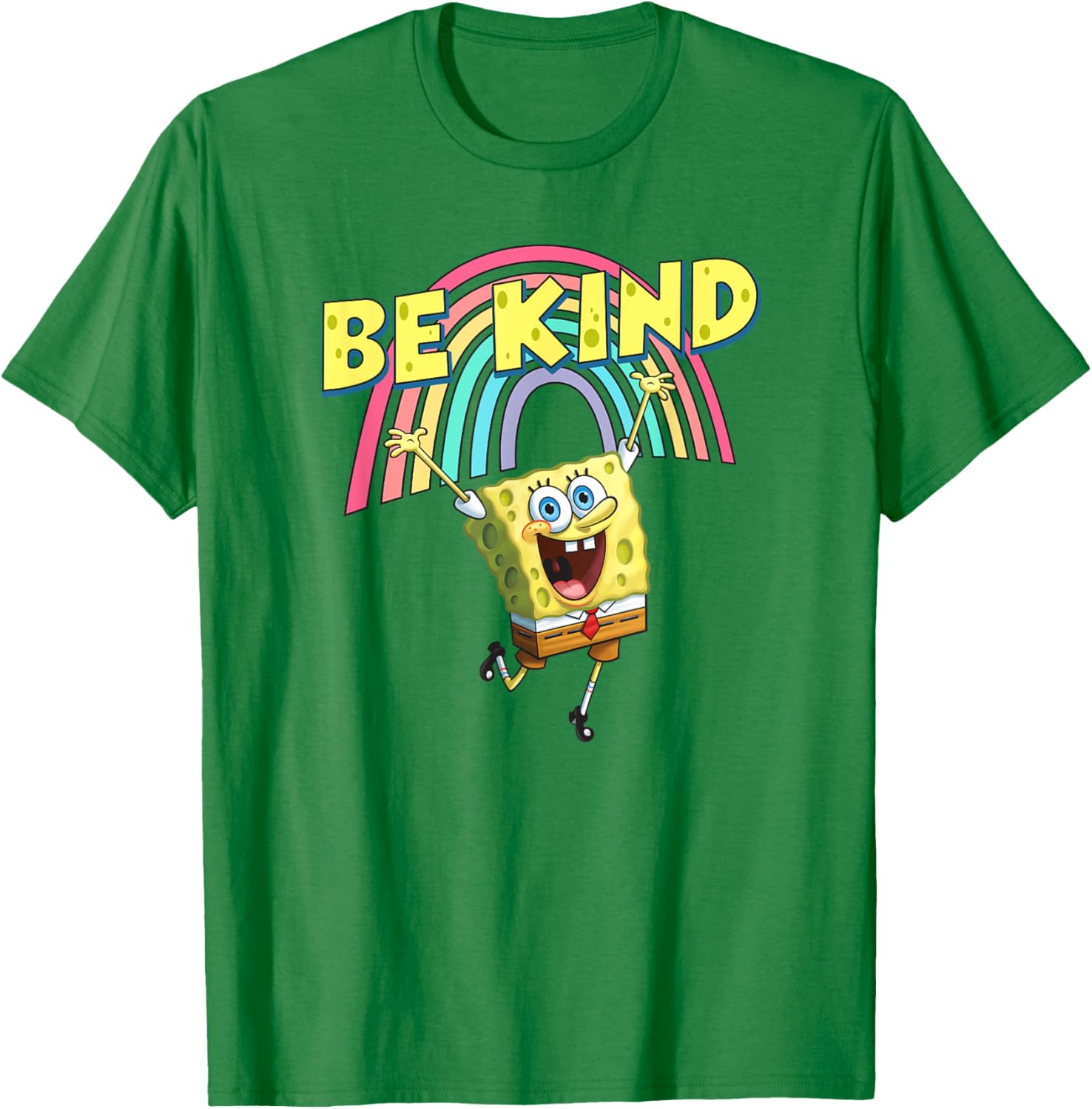 Mademark SpongeBob SquarePants Be Kind Rainbow T-Shirt for Everyone - 5