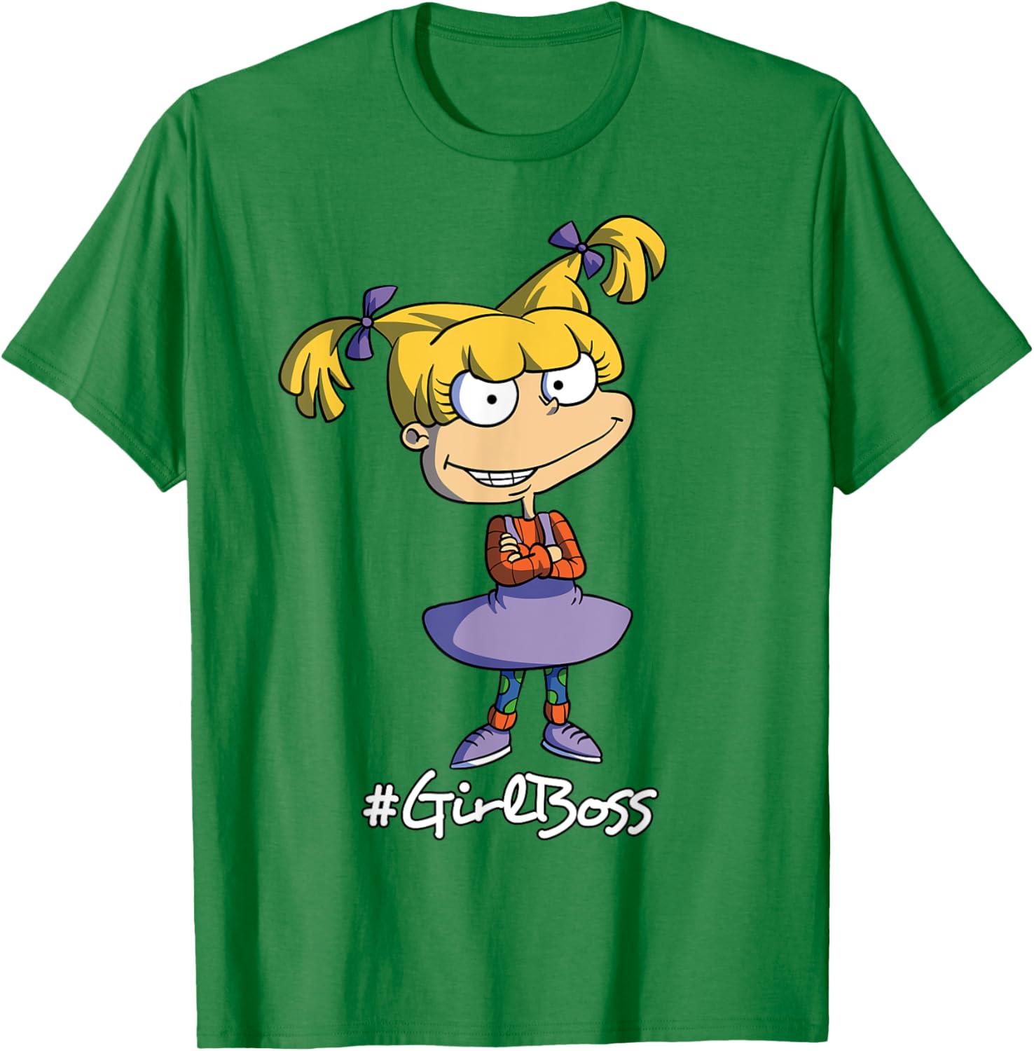Mademark x Rugrats Angelica Pickles Girl Boss T-Shirt for Kids - 10
