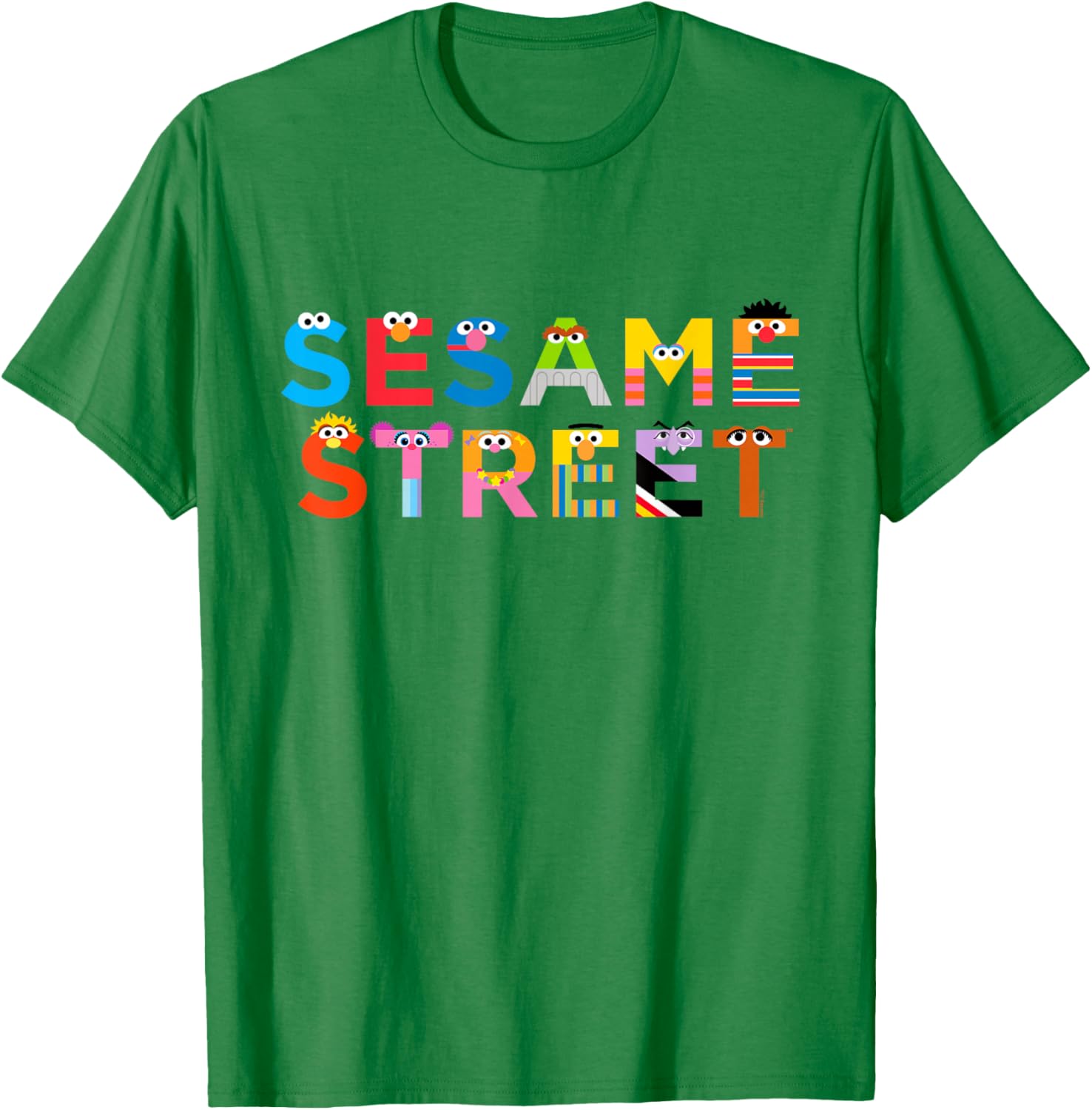Sesame Street Monster Letters T-Shirt for Kids - Fun, Colorful Design - 6