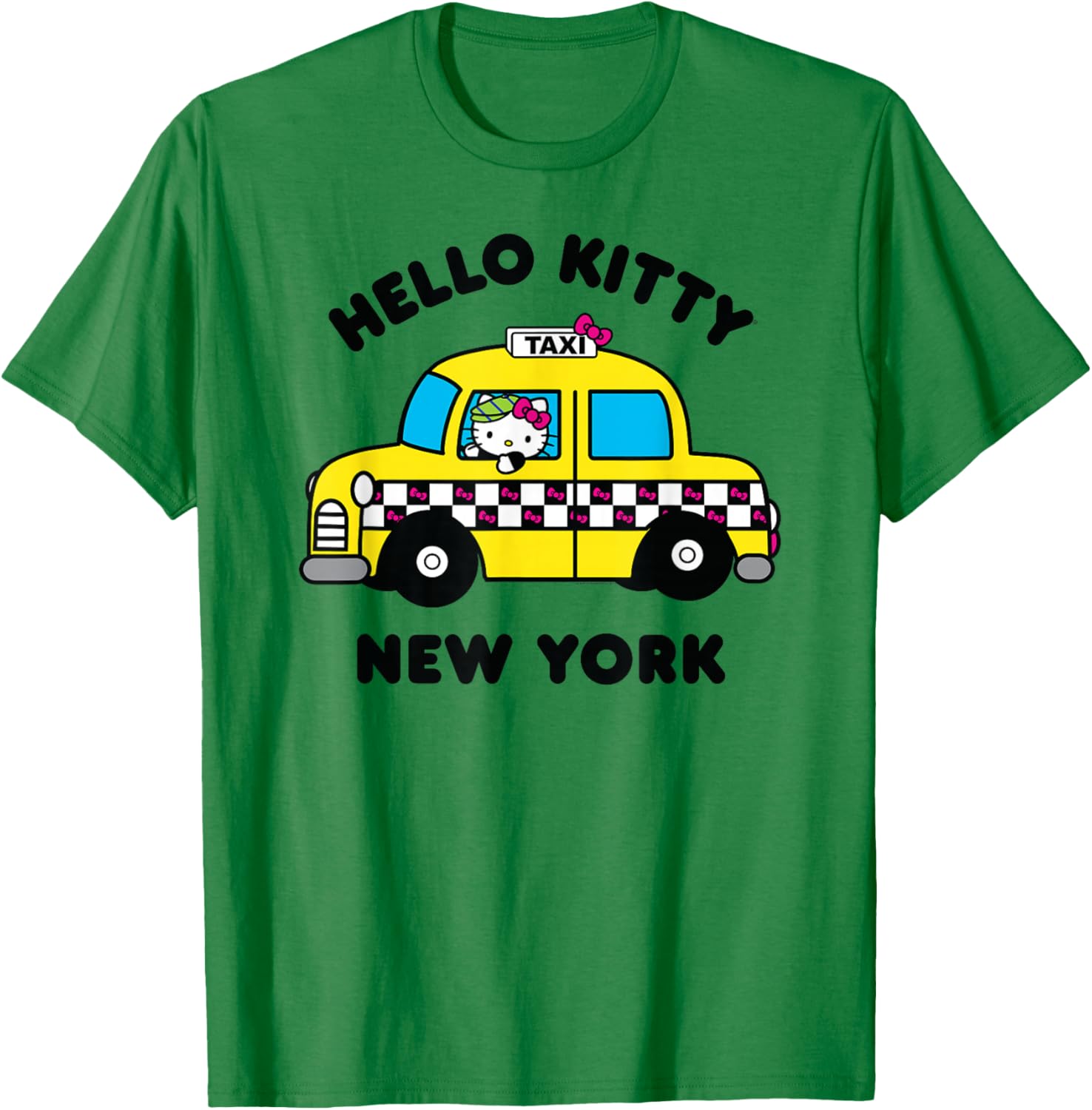 Hello Kitty New York Taxi T-Shirt Fun Gift for Cat Lovers and Tourists - 1