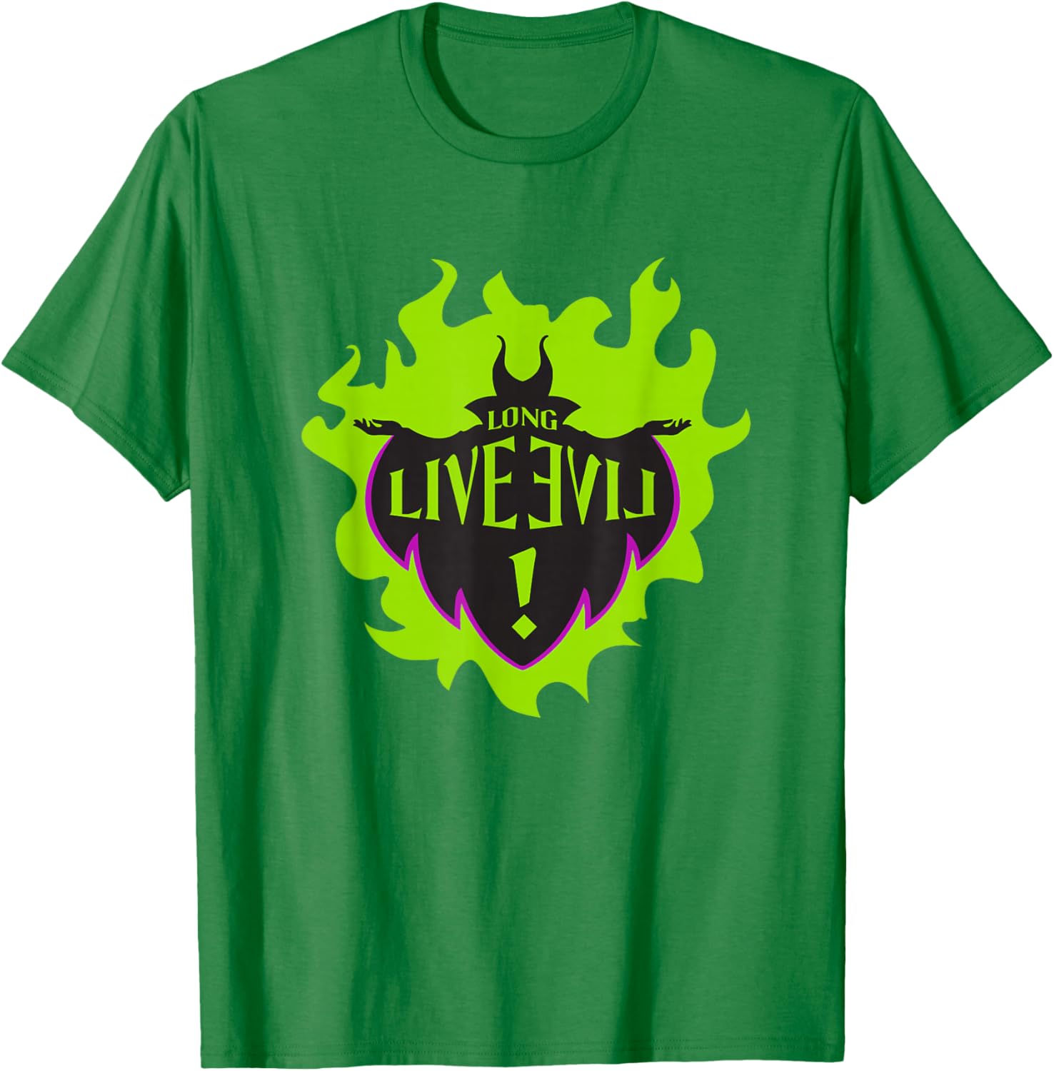 Disney Descendants Maleficent Long Live Evil T-Shirt for Fans - 13