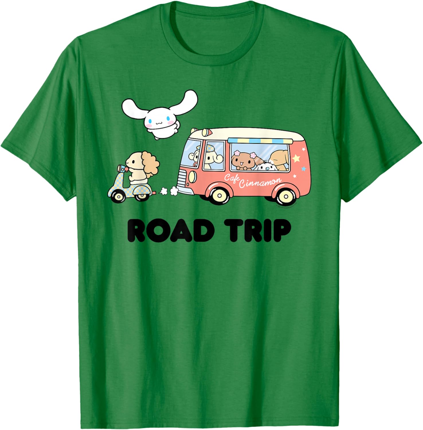 Cute Cinnamoroll Road Trip T-Shirt for Fun Adventures and Travel - 13