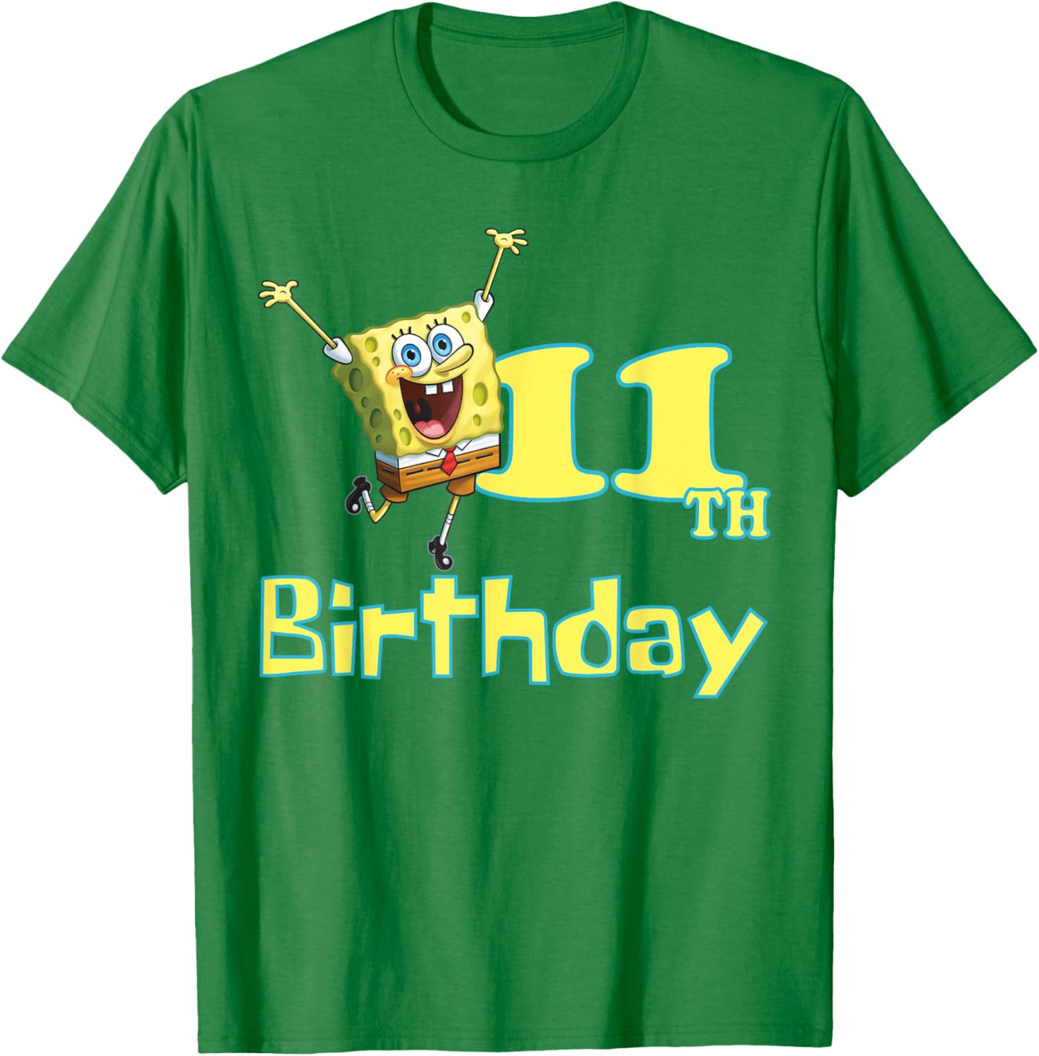 Mademark SpongeBob SquarePants 11th Birthday T-Shirt for Kids - 9