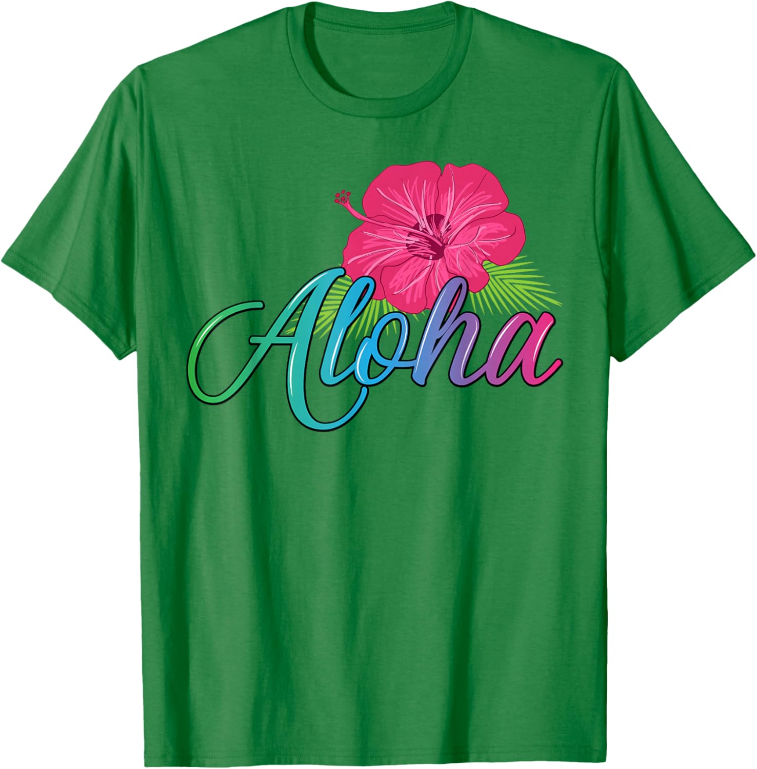 Aloha Hawaii T-Shirt with Aloha Flower Spirit - Casual Island Style - 12