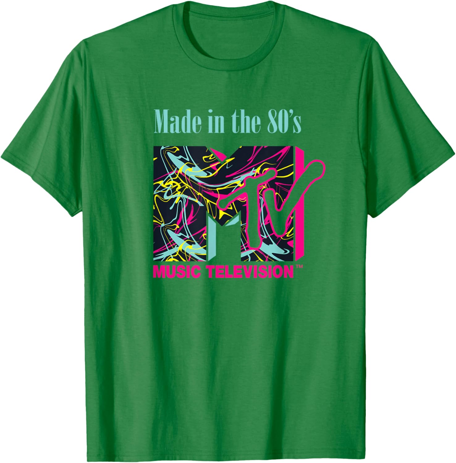 Mademark x MTV Funky New Wave Lines Logo T-Shirt for Trendy Style - 20