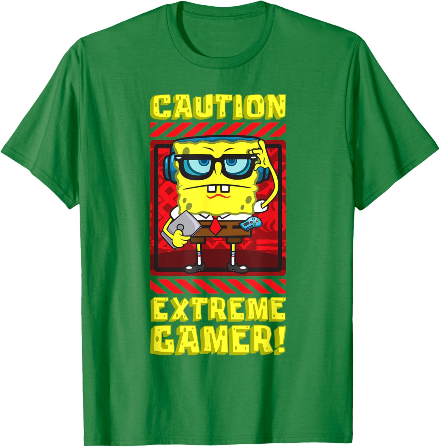 Funny SpongeBob Video Games Lover T-Shirt for Kids and Gamers - 10