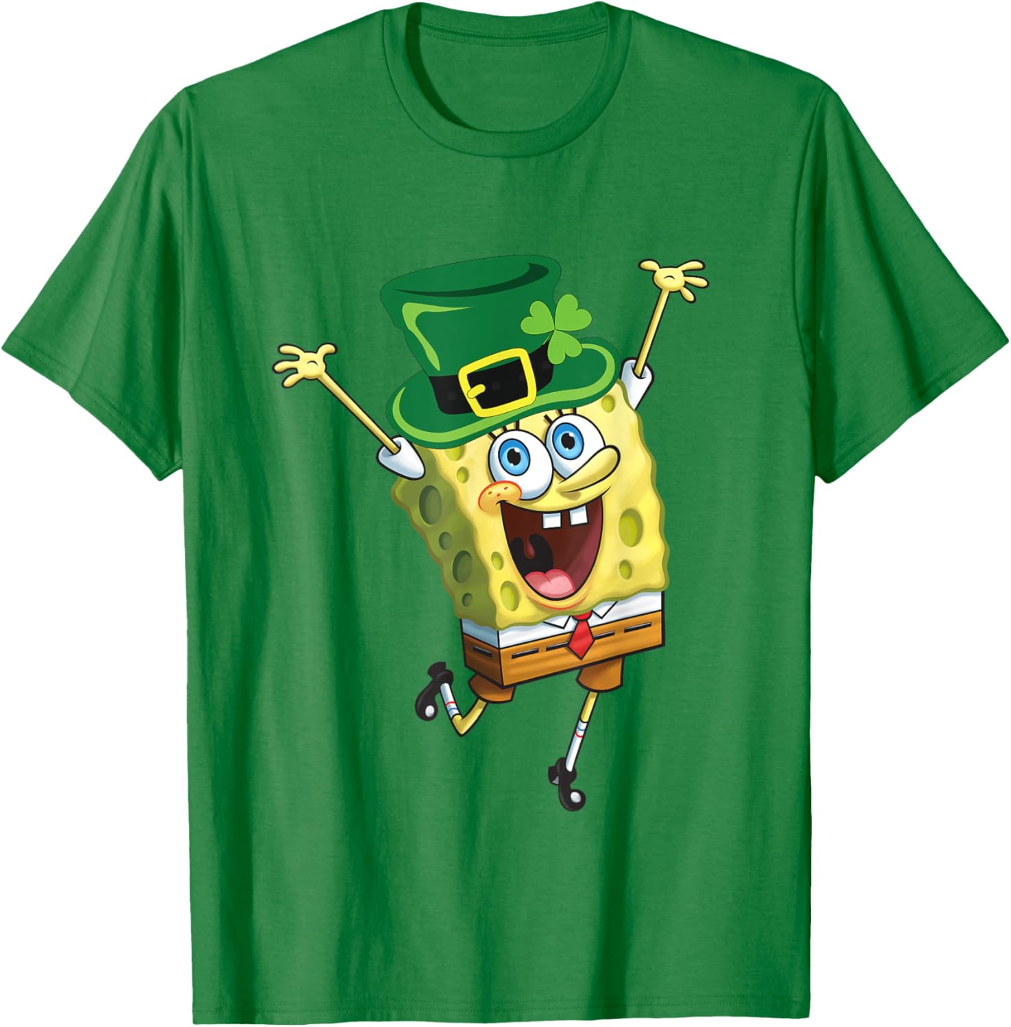 SpongeBob SquarePants St Patricks Day T-Shirt for Fun Festive Style - 6