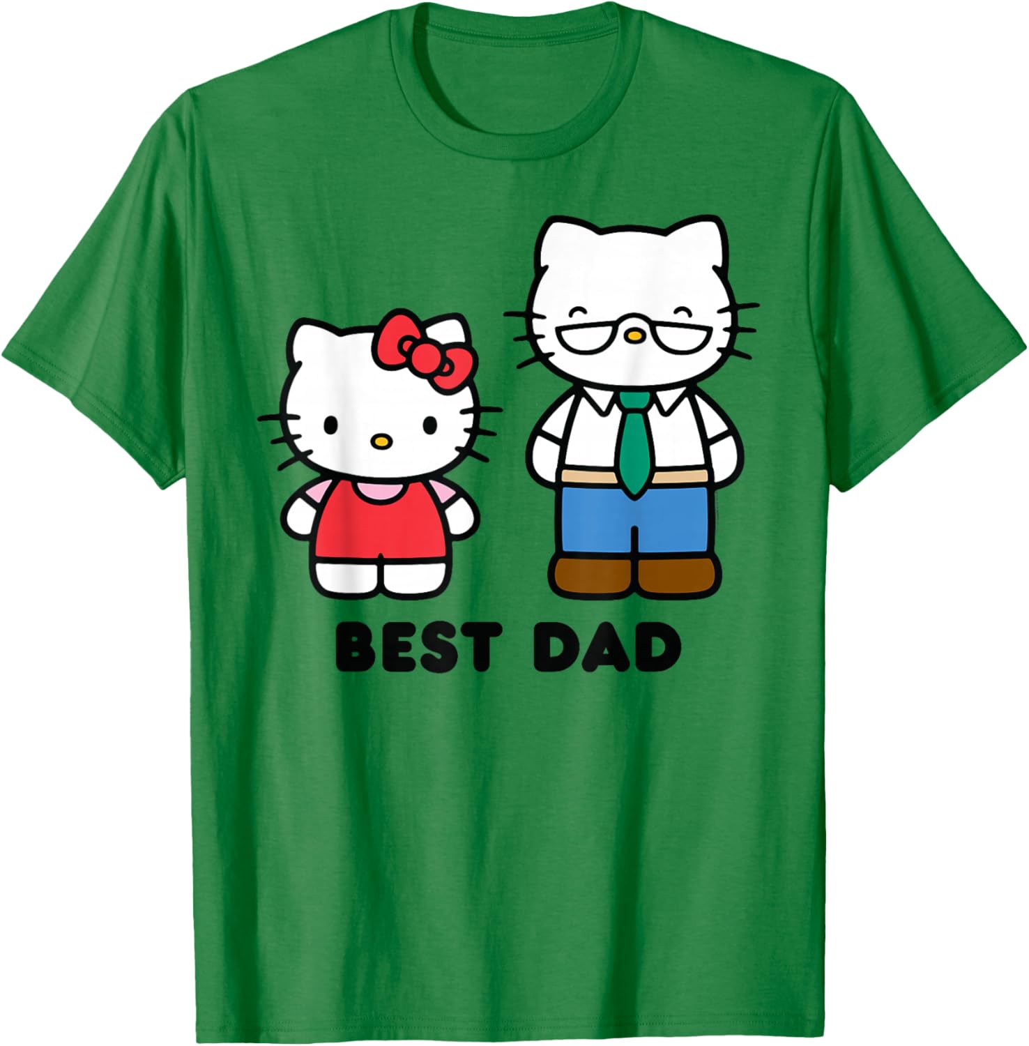 Hello Kitty Best Dad Father's Day T-Shirt for Fun and Stylish Dads - 10