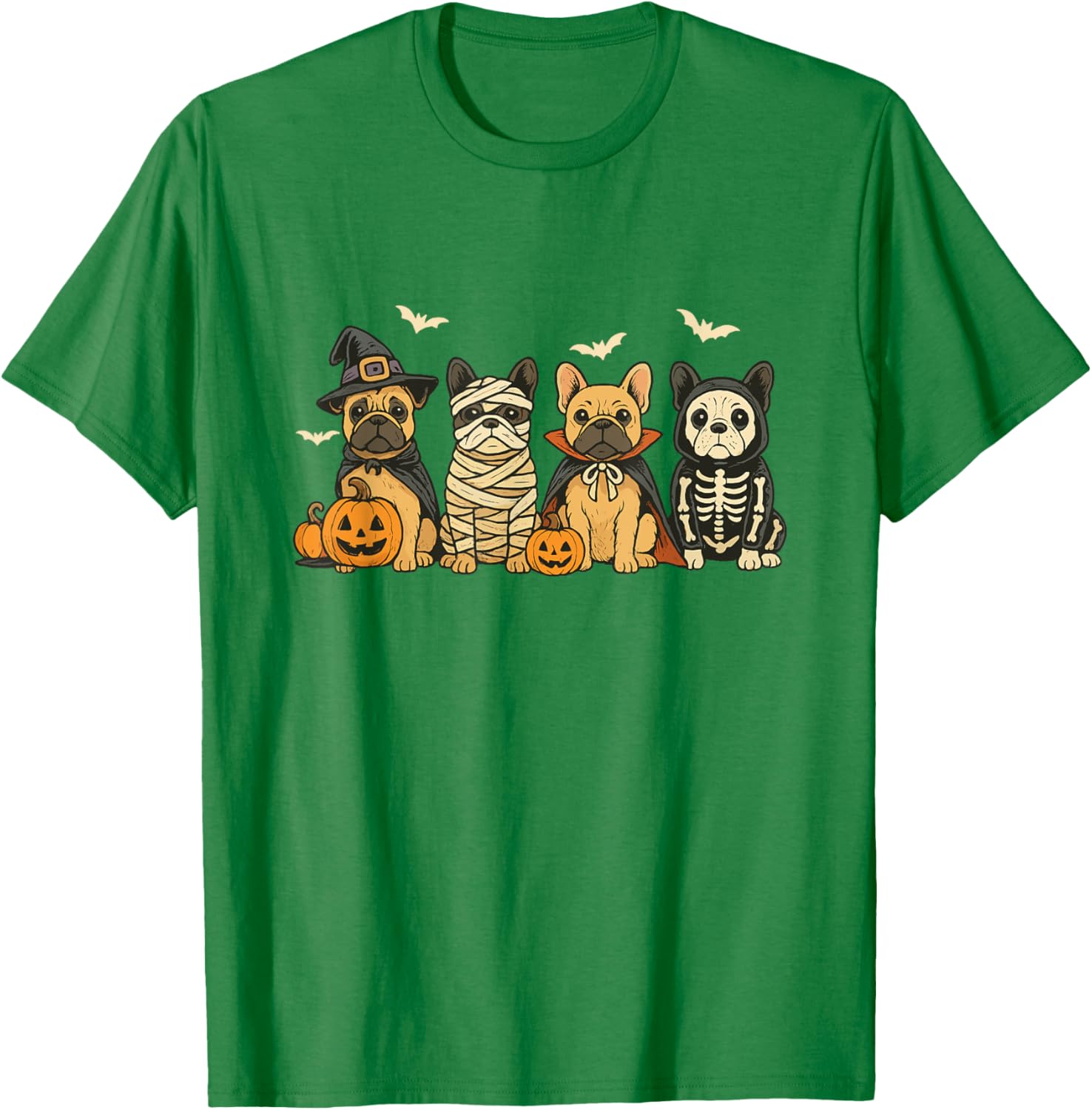 Mummy French Bulldog Halloween Witch Dog Mom T-Shirt for Fall Fun - 18