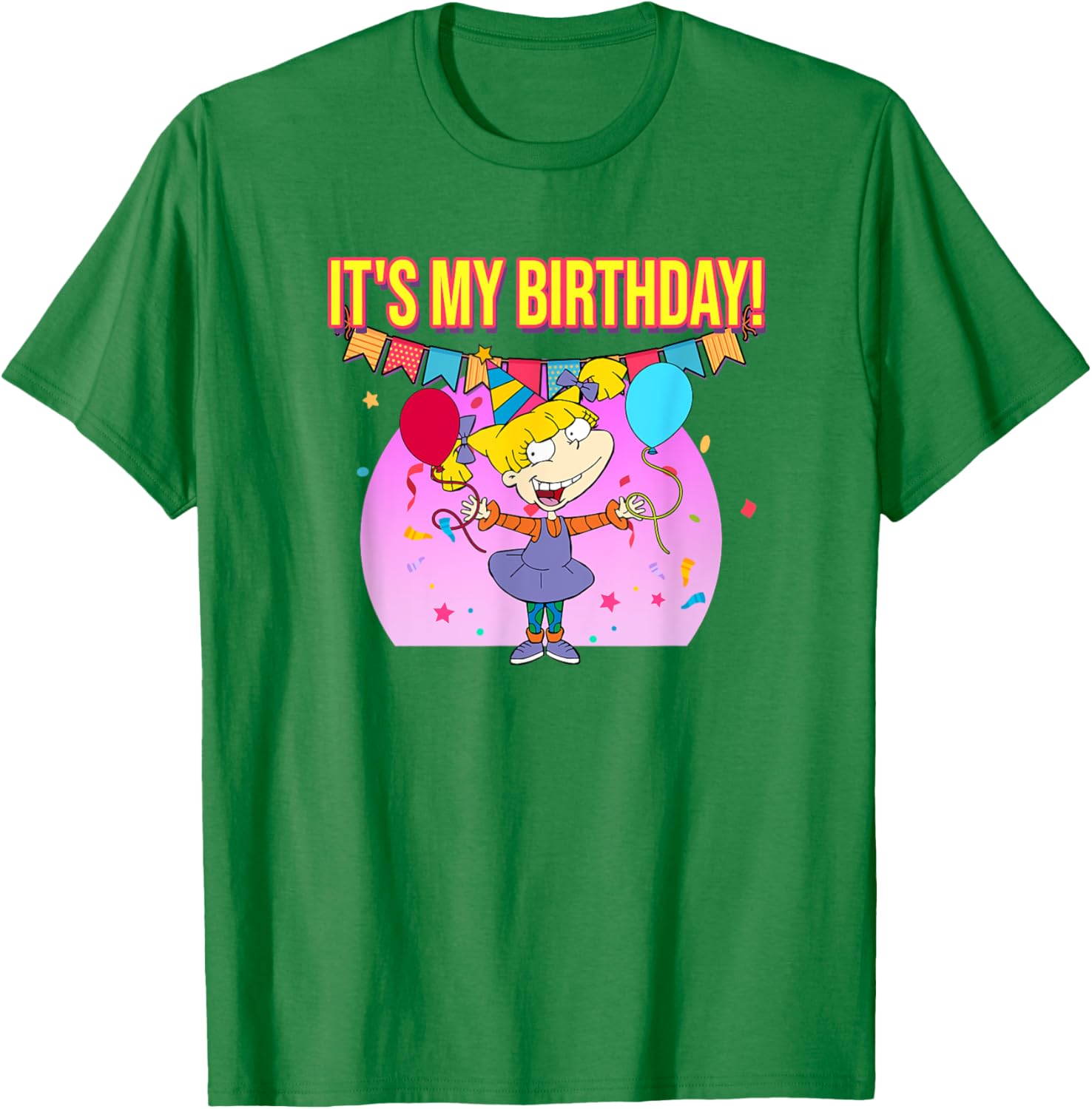 Mademark x Rugrats Angelica Pickles Birthday T-Shirt Fun Kids Apparel - 7