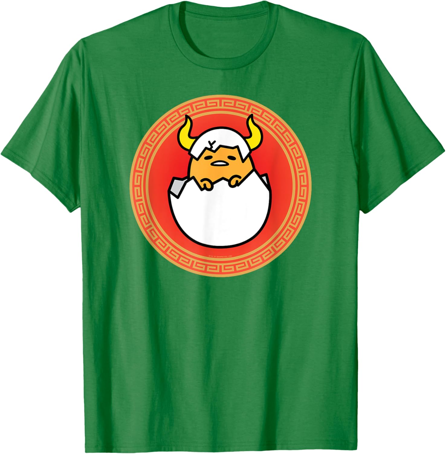 Gudetama Year of the Ox 2021 Lunar New Year T-Shirt for Fun Fashion - 1