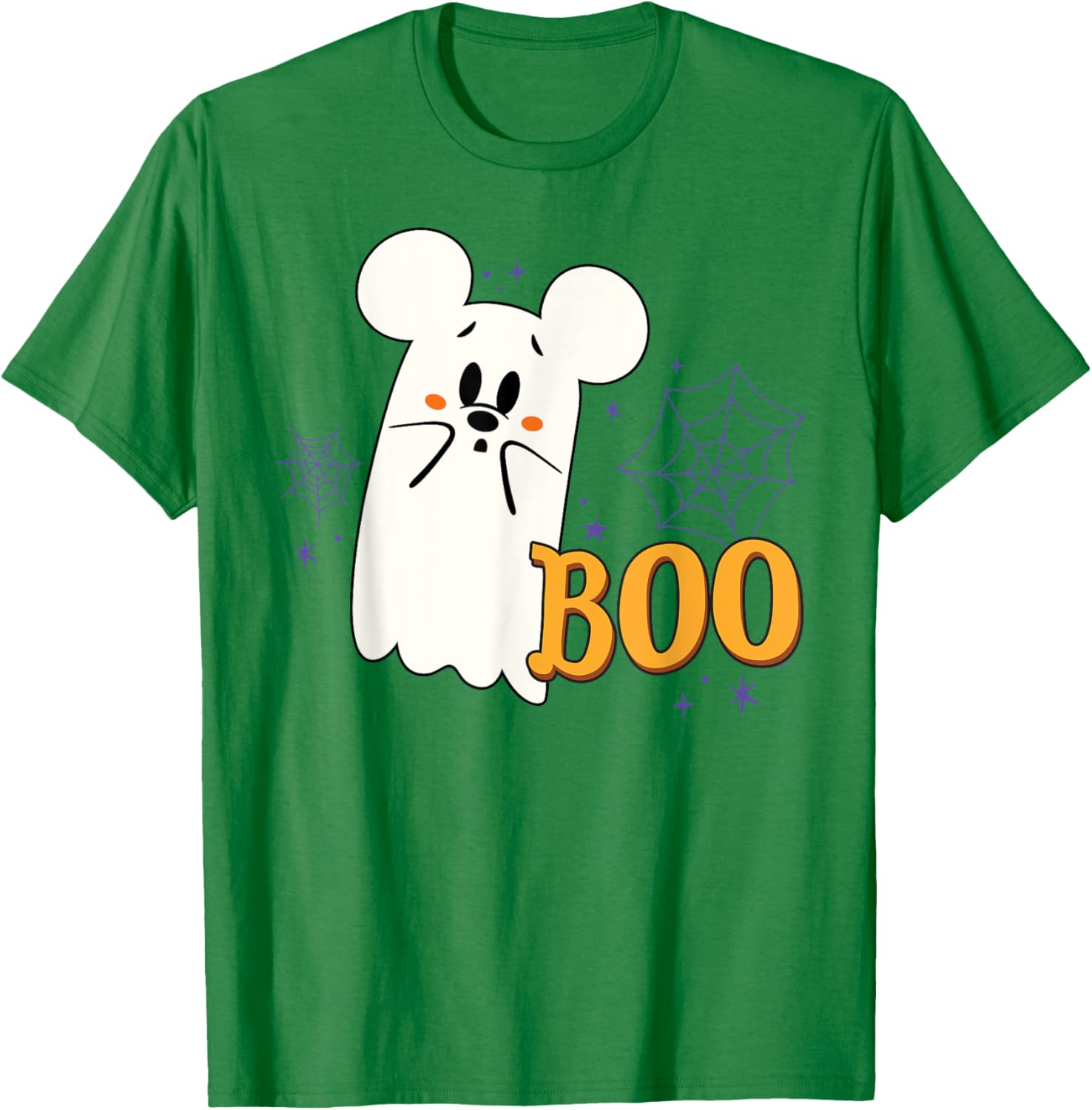 Cute Mickey Mouse Halloween Ghost T-Shirt for Kids and Adults - 19
