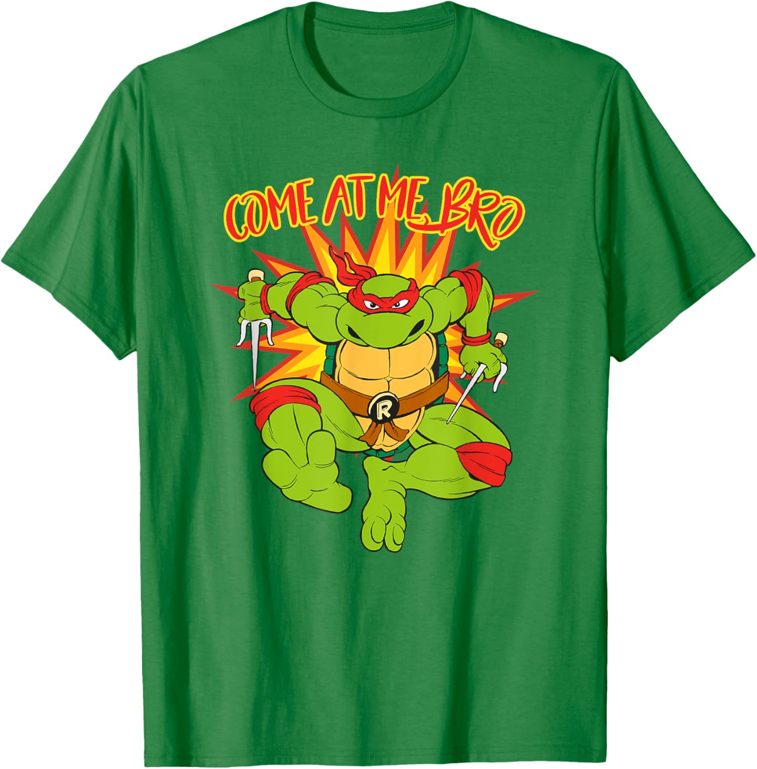 Mademark x TMNT Raphael Come at Me Bro T-Shirt for Fans and Collectors - 1