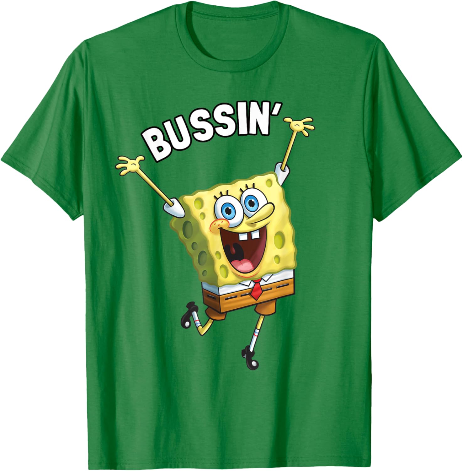 Mademark SpongeBob SquarePants Bussin T-Shirt for Fun and Fashion - 3