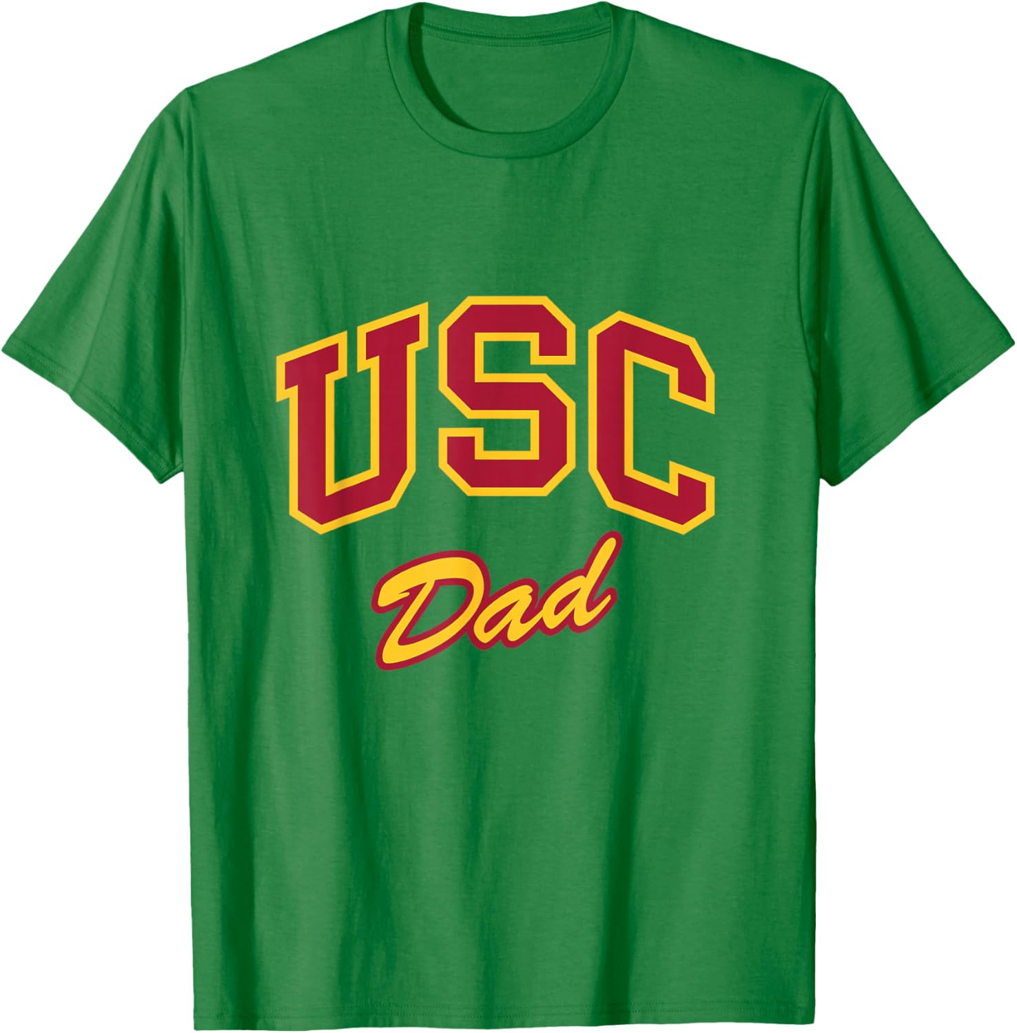 USC Dad Retro Script Style T-Shirt for Sports Fans and Outdoors Fun - 4