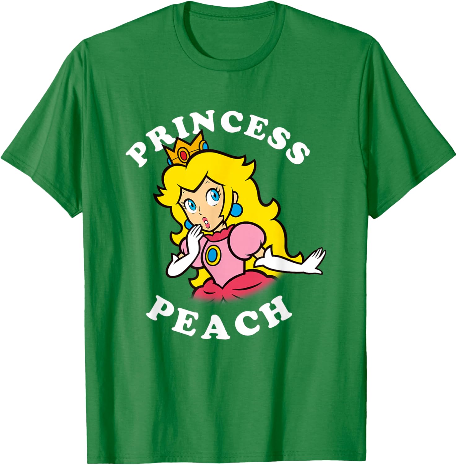 Super Mario Princess Peach Big Portrait T-Shirt for Fans and Collectors - 2
