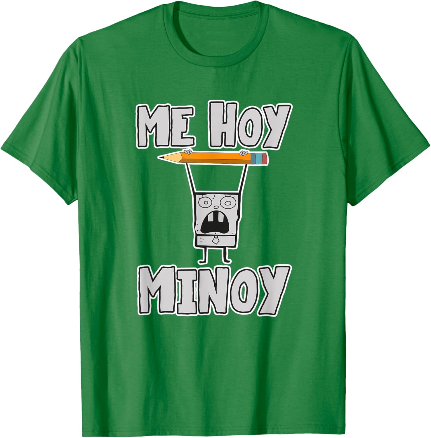 Mademark DoodleBob Me Hoy Minoy T-Shirt - Fun SpongeBob Apparel - 11
