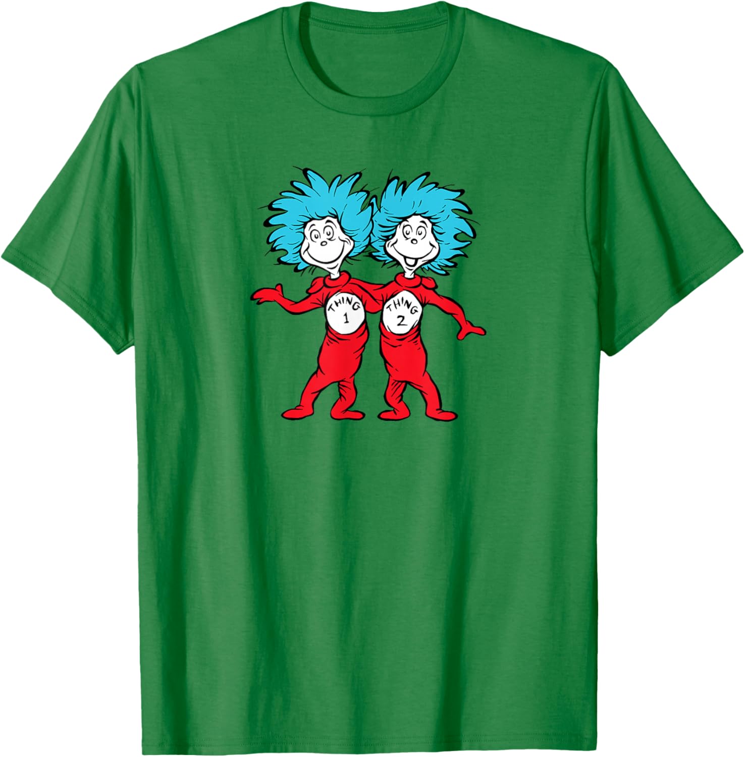 Dr. Seuss Thing 1 Thing 2 Buddies T-Shirt for Fun Lovers and Kids - 22