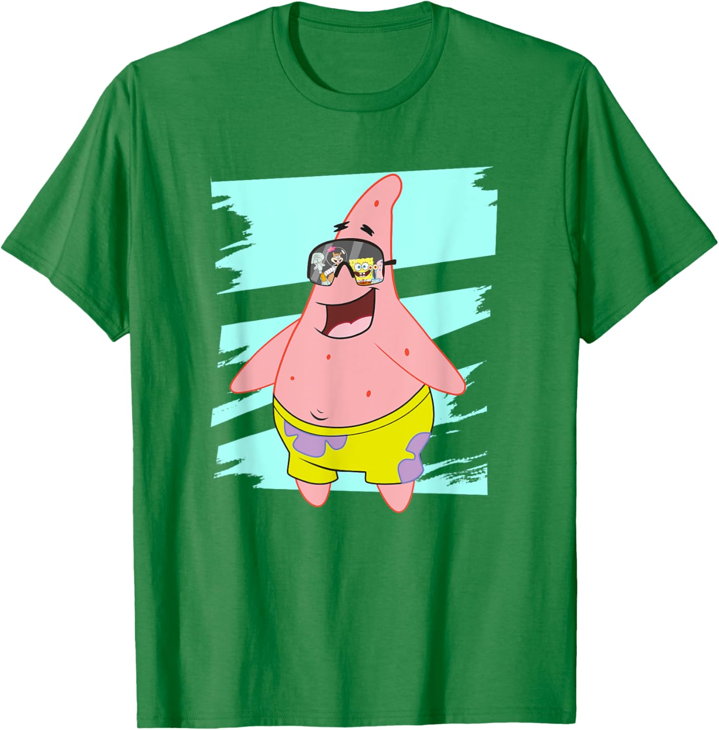 Mademark Patrick Star Sunglasses T-Shirt Fun SpongeBob SquarePants Apparel - 4