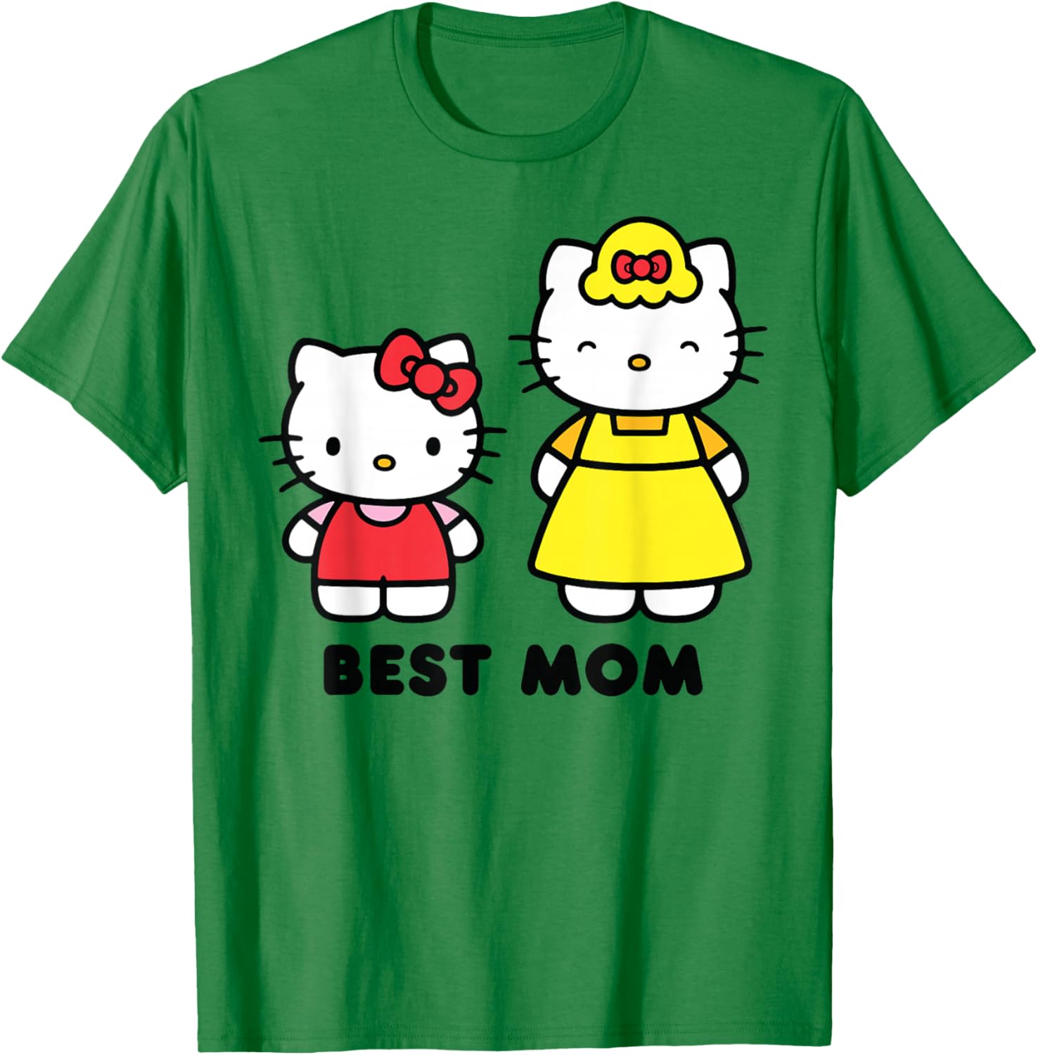 Hello Kitty Best Mom Mother's Day T-Shirt for Loving Moms and Gifts - 1