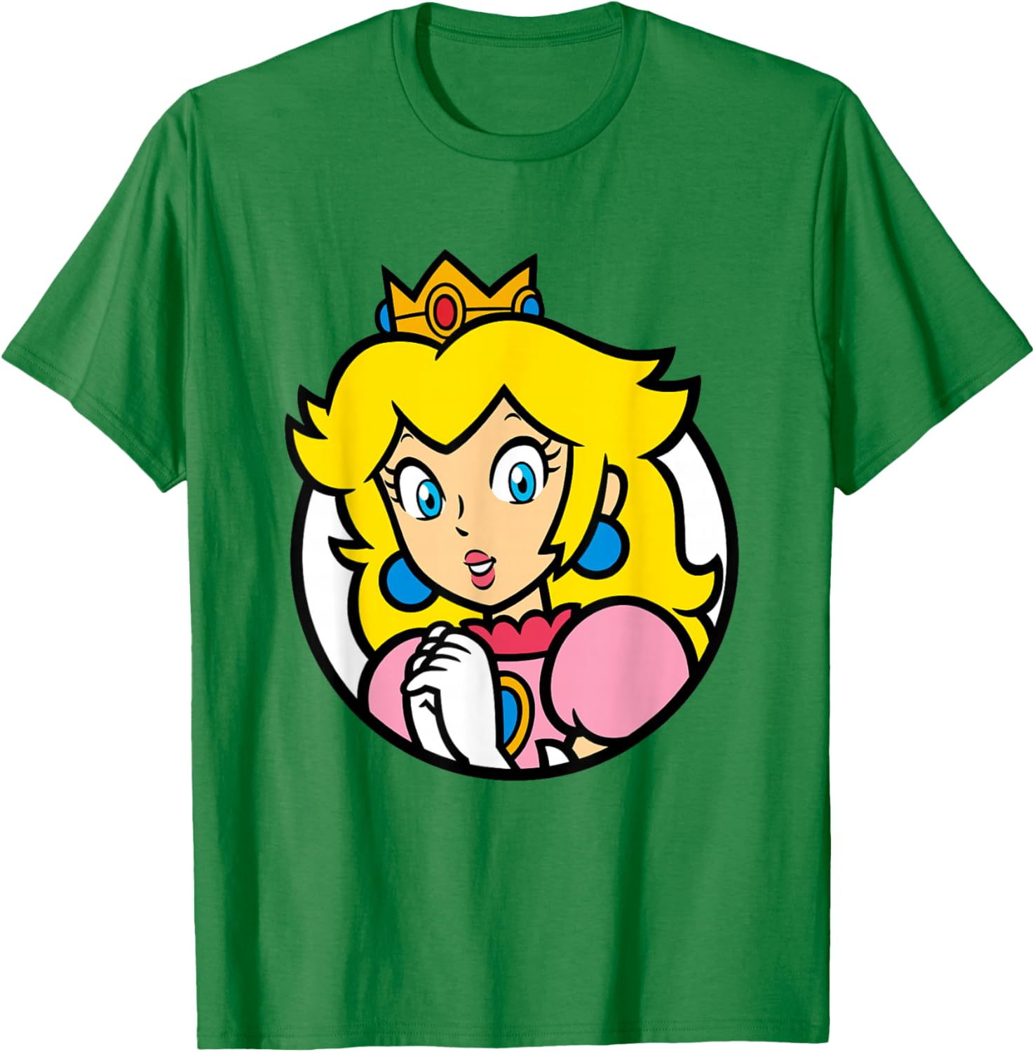 Super Mario Bros Princess Peach Portrait T-Shirt for Fans and Gamers - 20