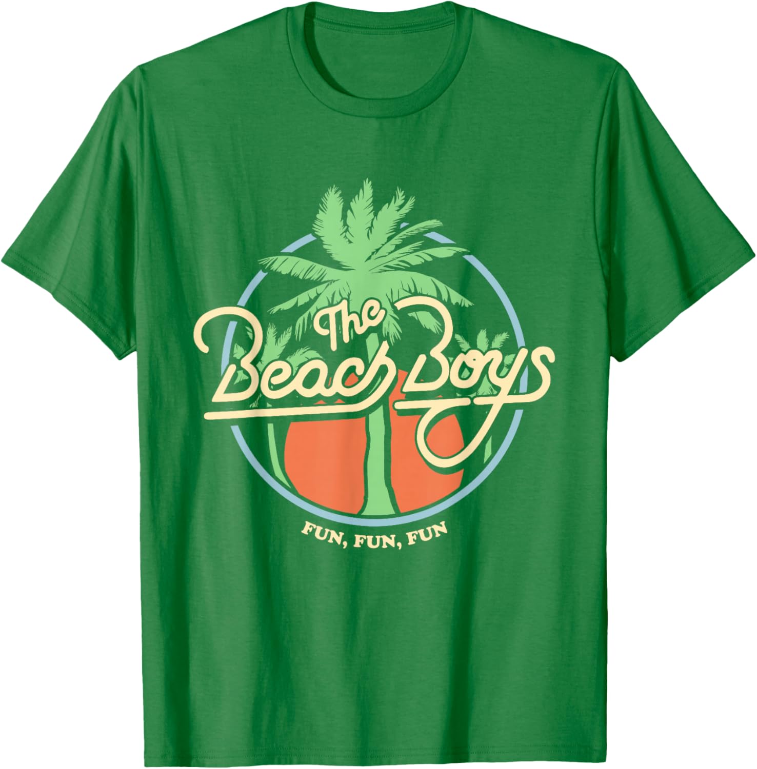 Beach Boys Fun Fun Fun Palm Tree T-Shirt for Relaxed Summer Vibes - 4